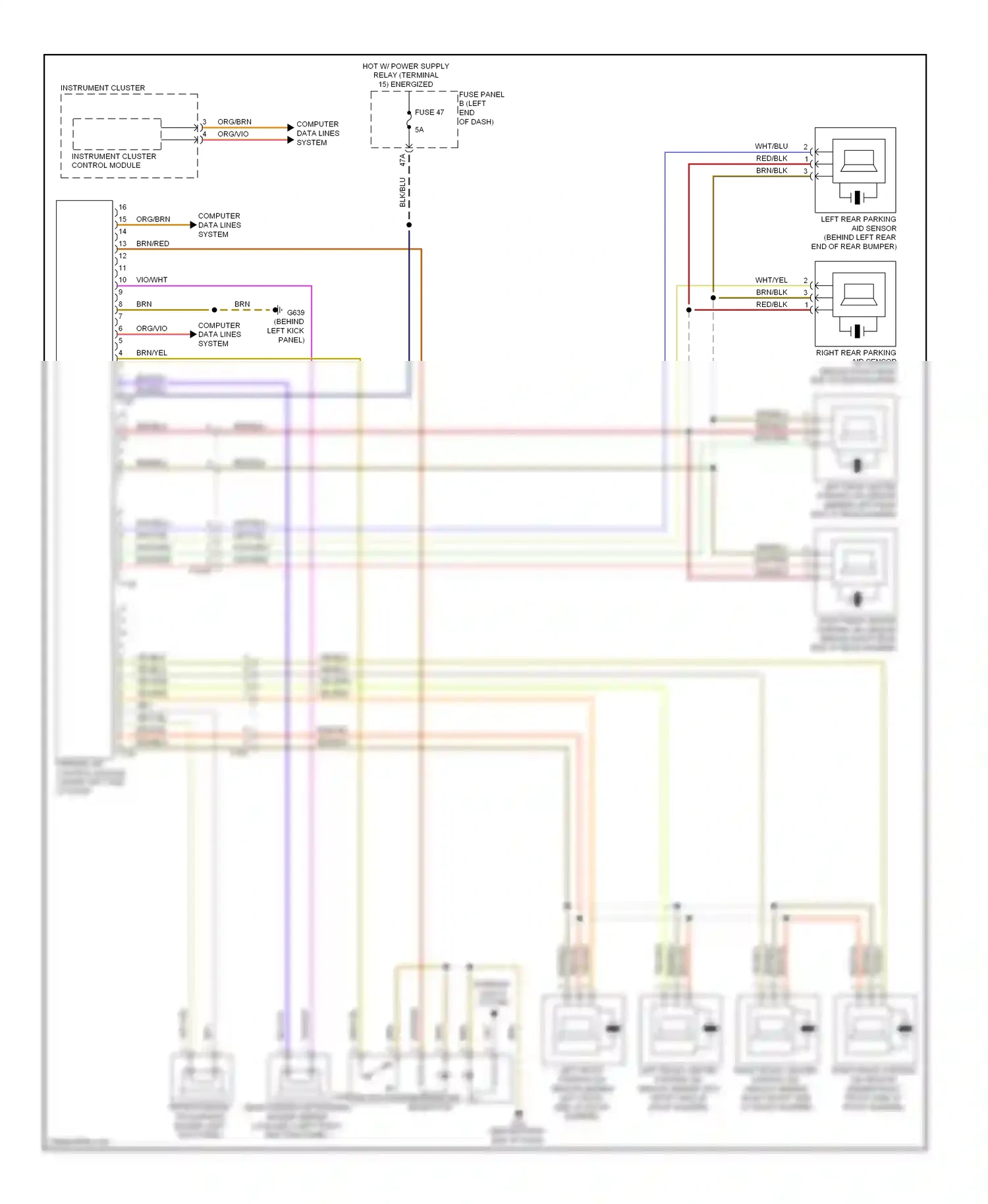 Wiring diagram computer data lines system for Volkswagen Touareg II (2010-2014) (67 of 109)