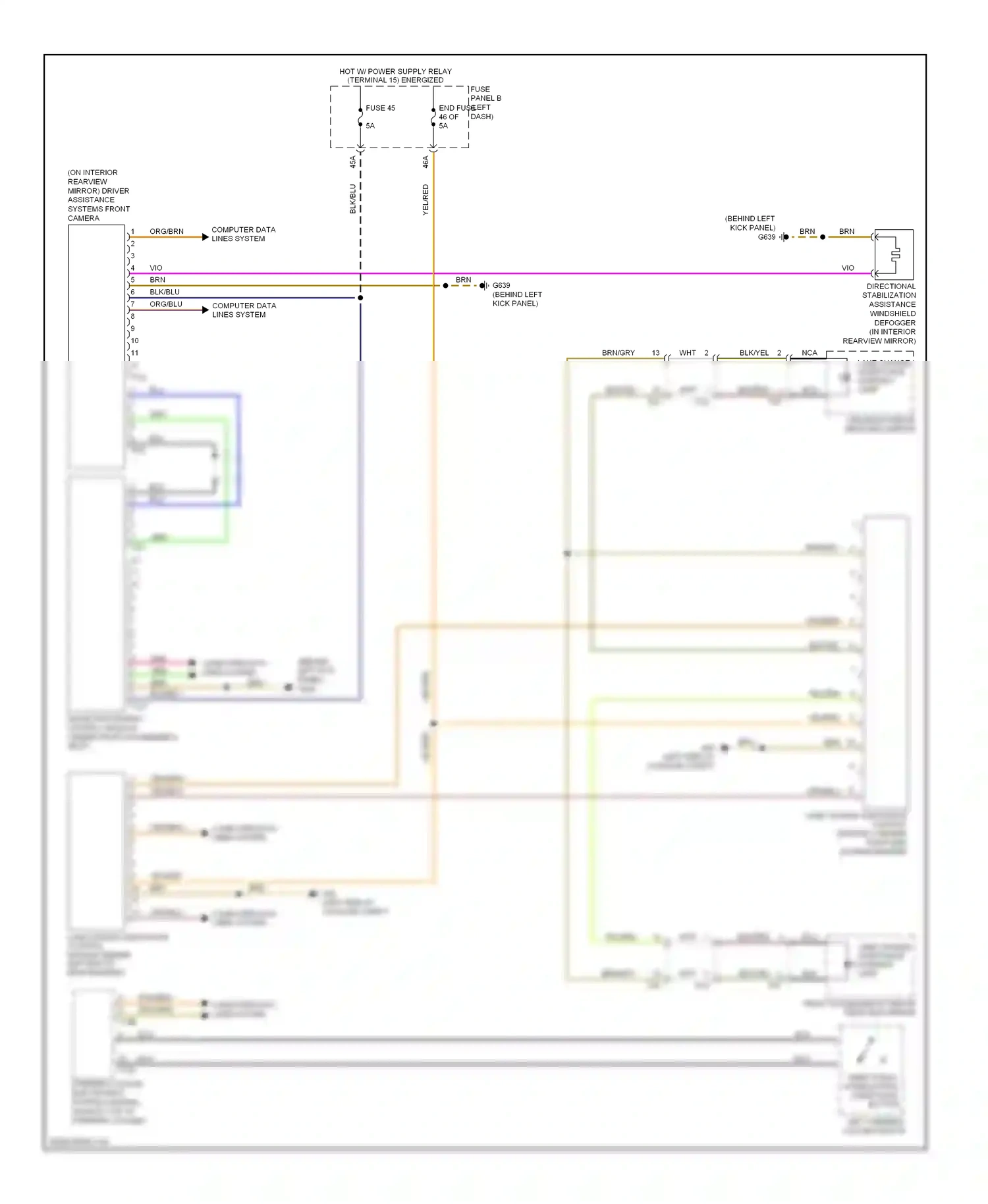 Wiring diagram computer data lines system for Volkswagen Touareg II (2010-2014) (63 of 109)