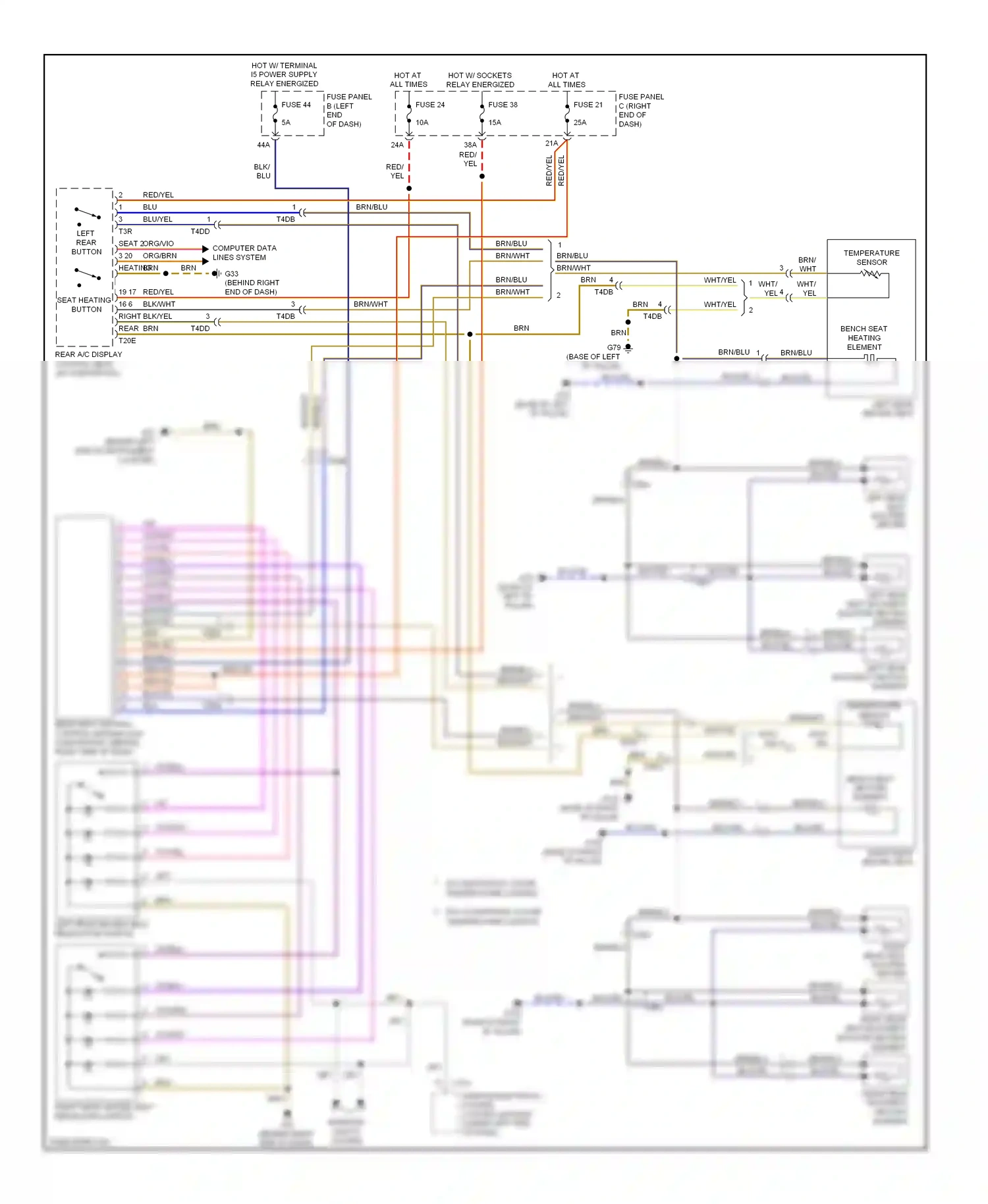 Wiring diagram computer data lines system for Volkswagen Touareg II (2010-2014) (29 of 109)