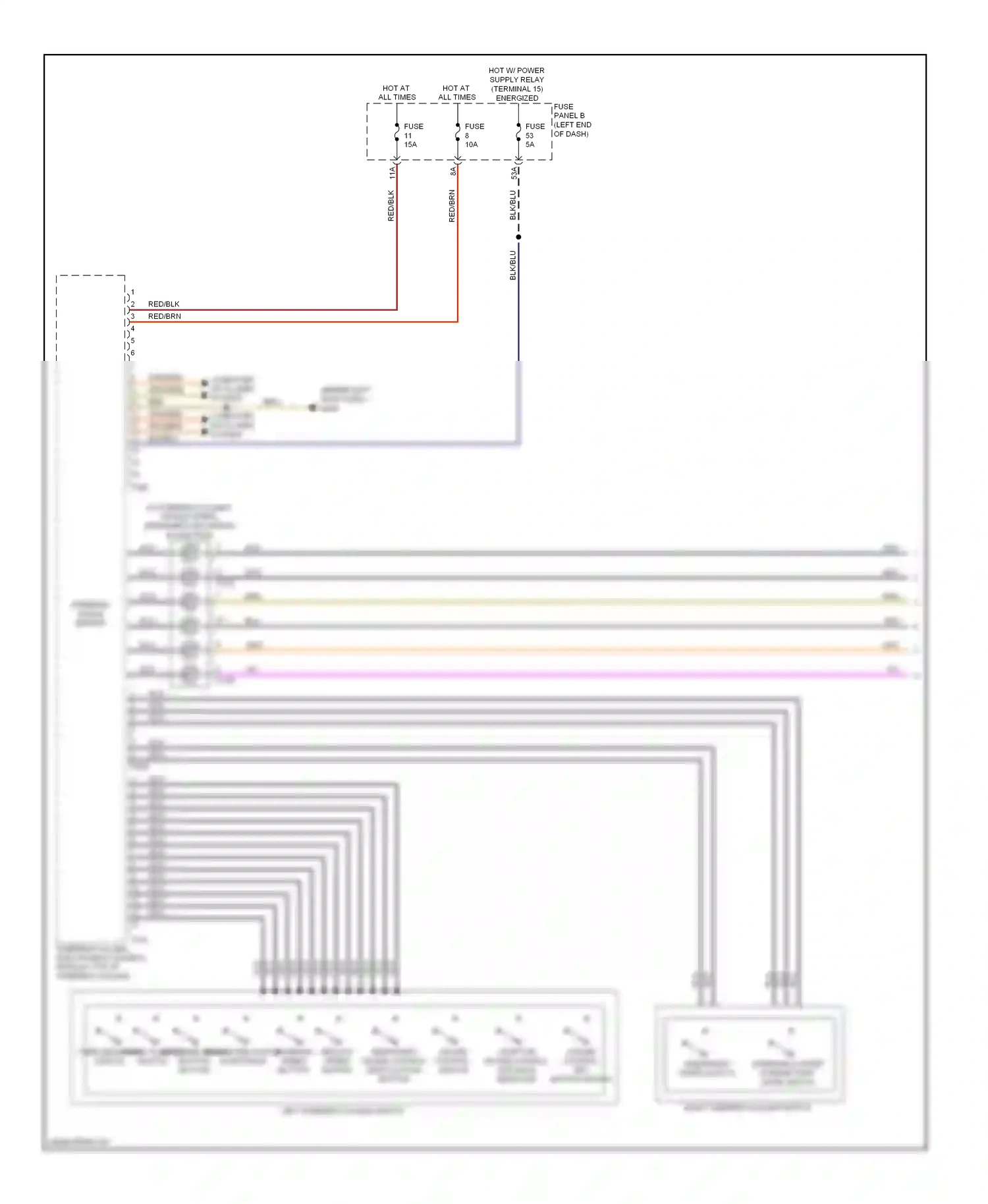 Wiring diagram computer data lines system for Volkswagen Touareg II (2010-2014) (36 of 109)