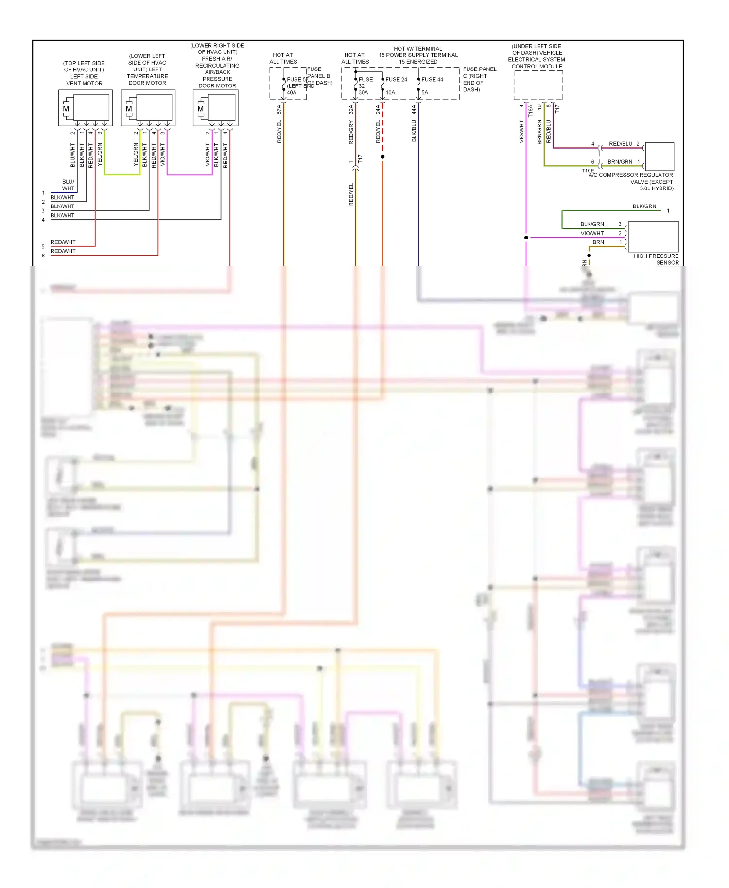 Wiring diagram computer data lines system for Volkswagen Touareg II (2010-2014) (43 of 109)