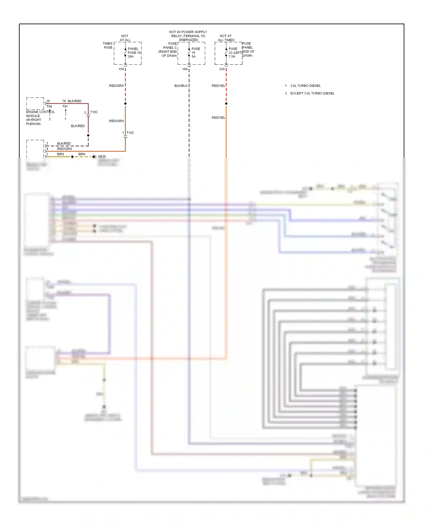 Wiring diagram computer data lines system for Volkswagen Touareg II (2010-2014) (57 of 109)