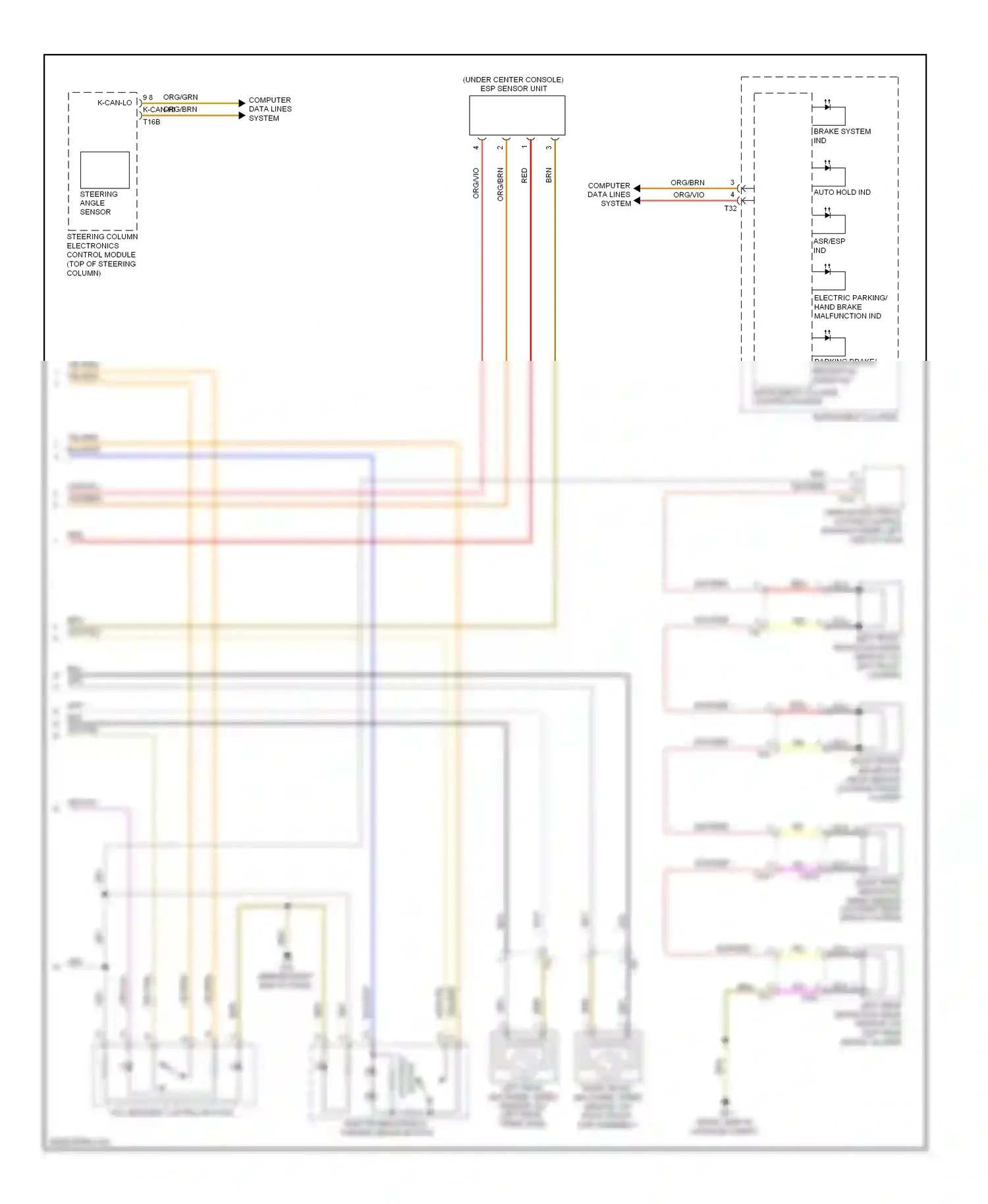 Wiring diagram computer data lines system for Volkswagen Touareg II (2010-2014) (22 of 109)
