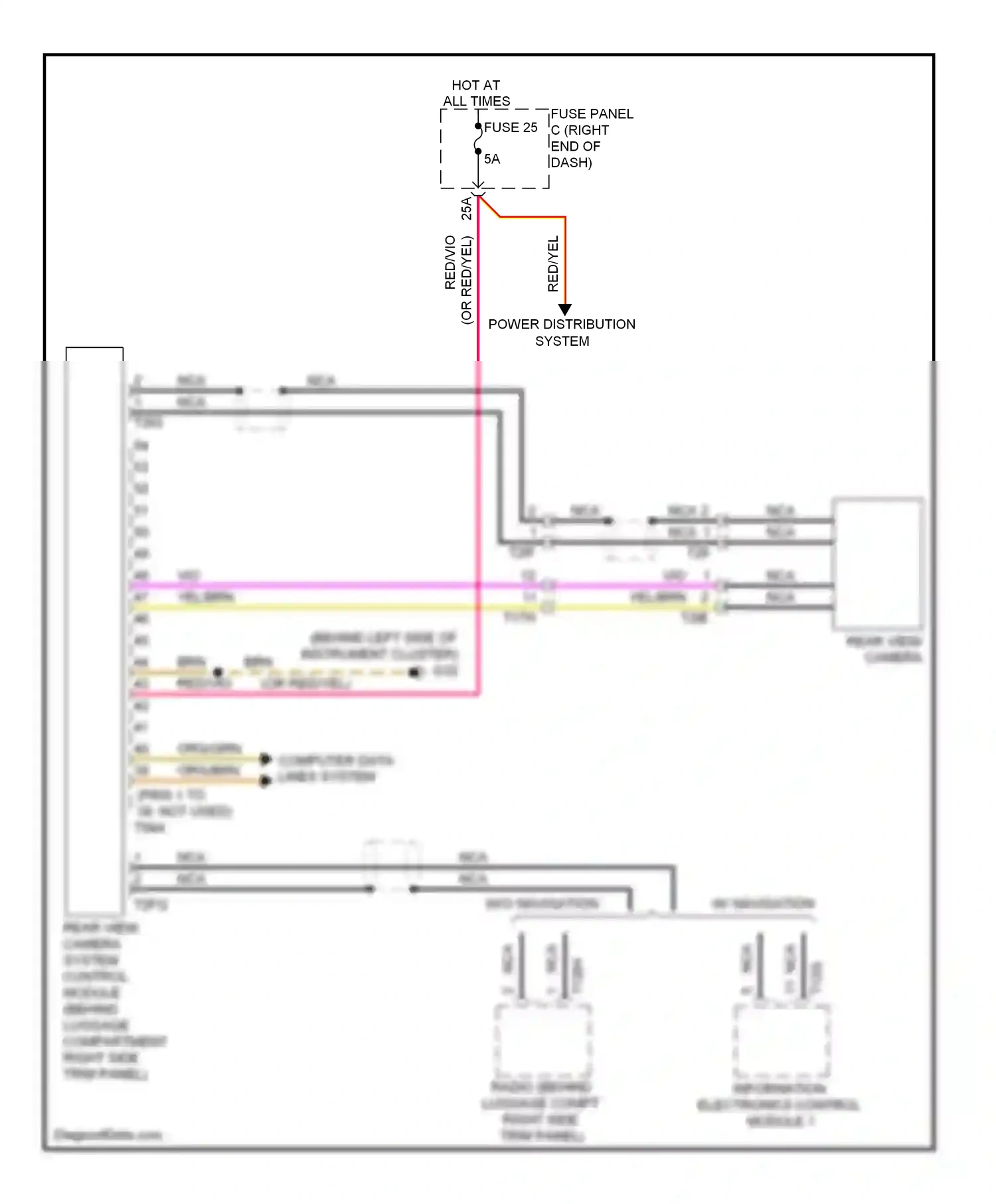 Wiring diagram computer data lines system for Volkswagen Touareg II (2010-2014) (69 of 109)