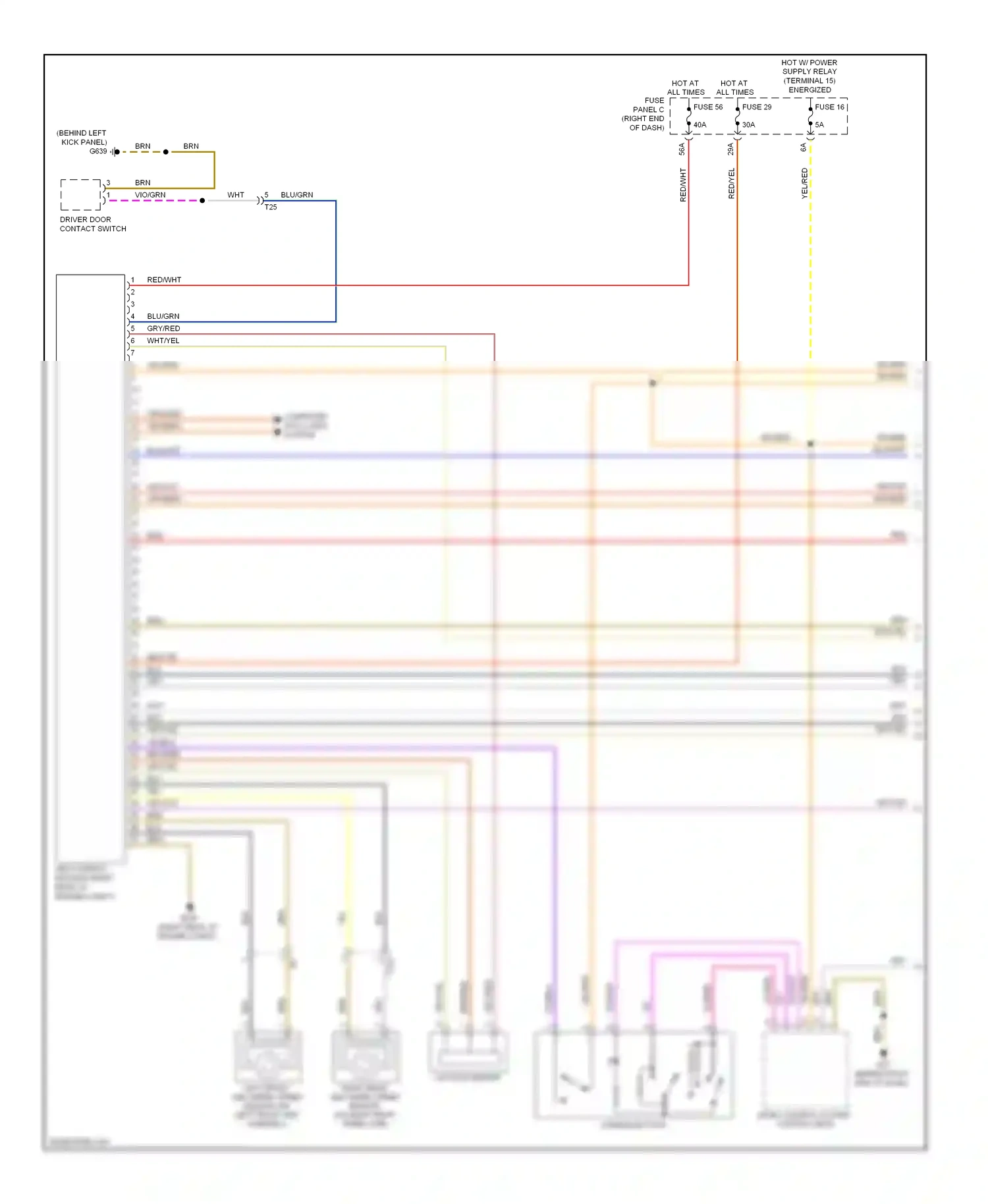 Wiring diagram computer data lines system for Volkswagen Touareg II (2010-2014) (21 of 109)