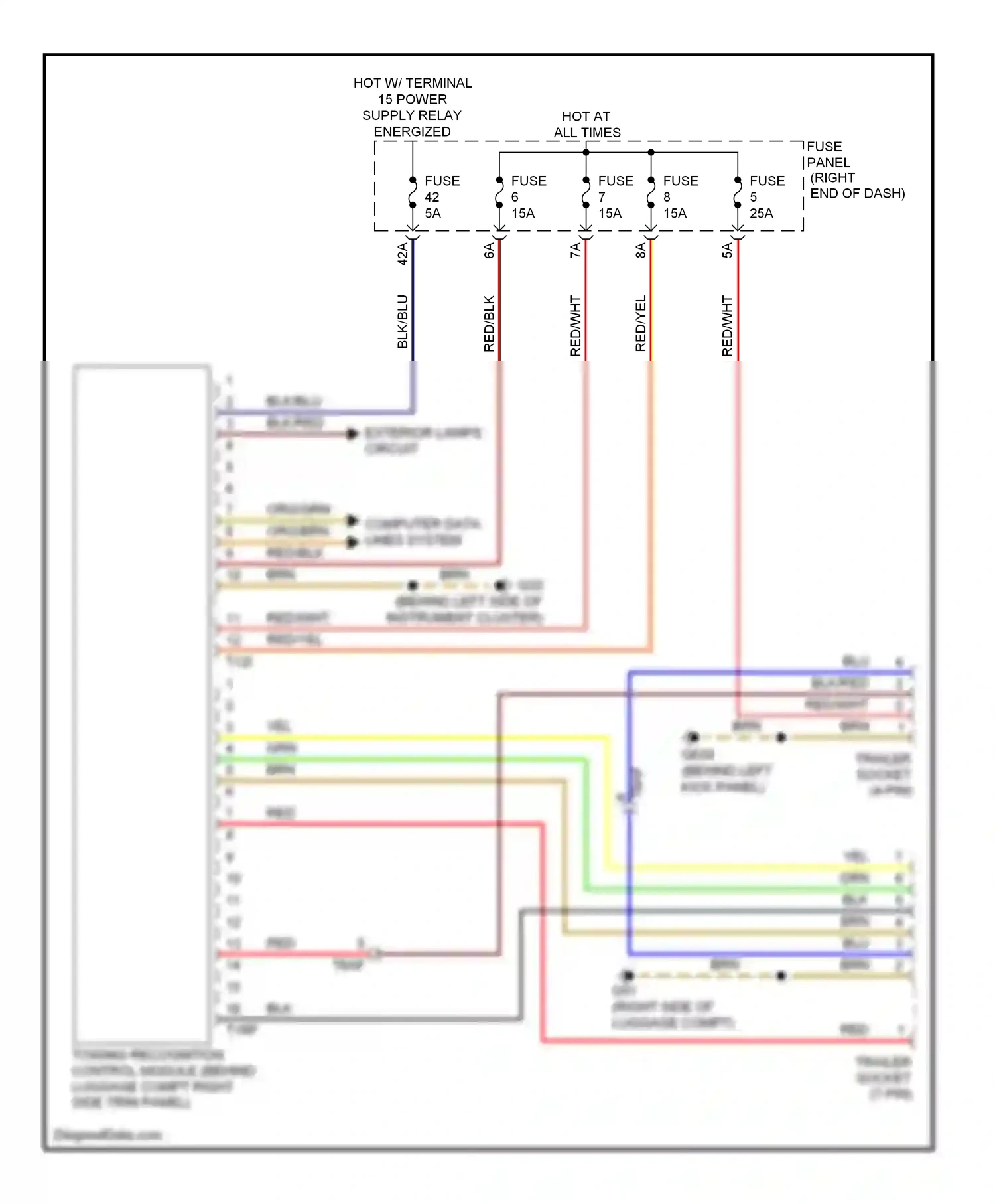 Wiring diagram computer data lines system for Volkswagen Touareg II (2010-2014) (40 of 109)