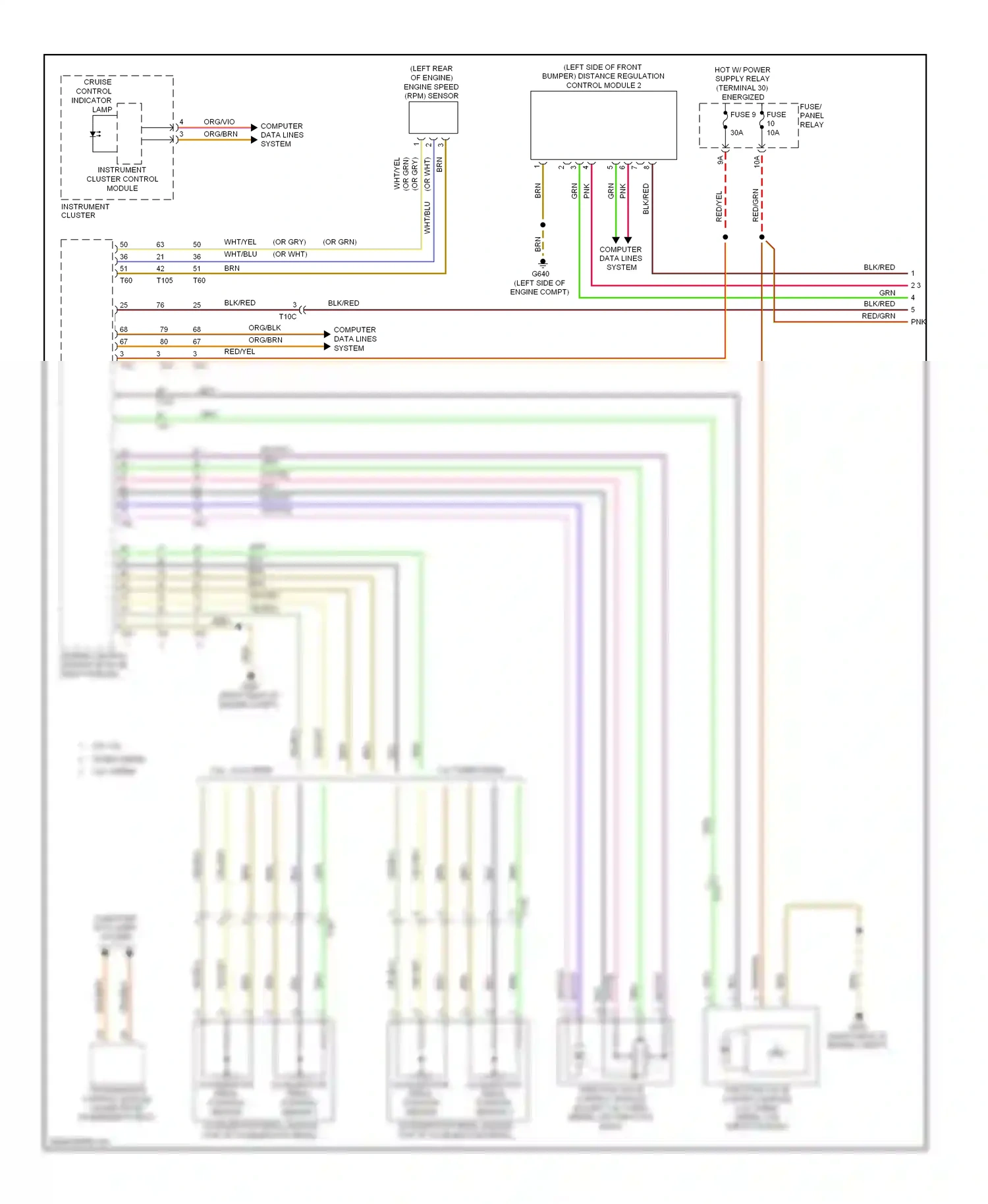 Wiring diagram computer data lines system for Volkswagen Touareg II (2010-2014) (51 of 109)