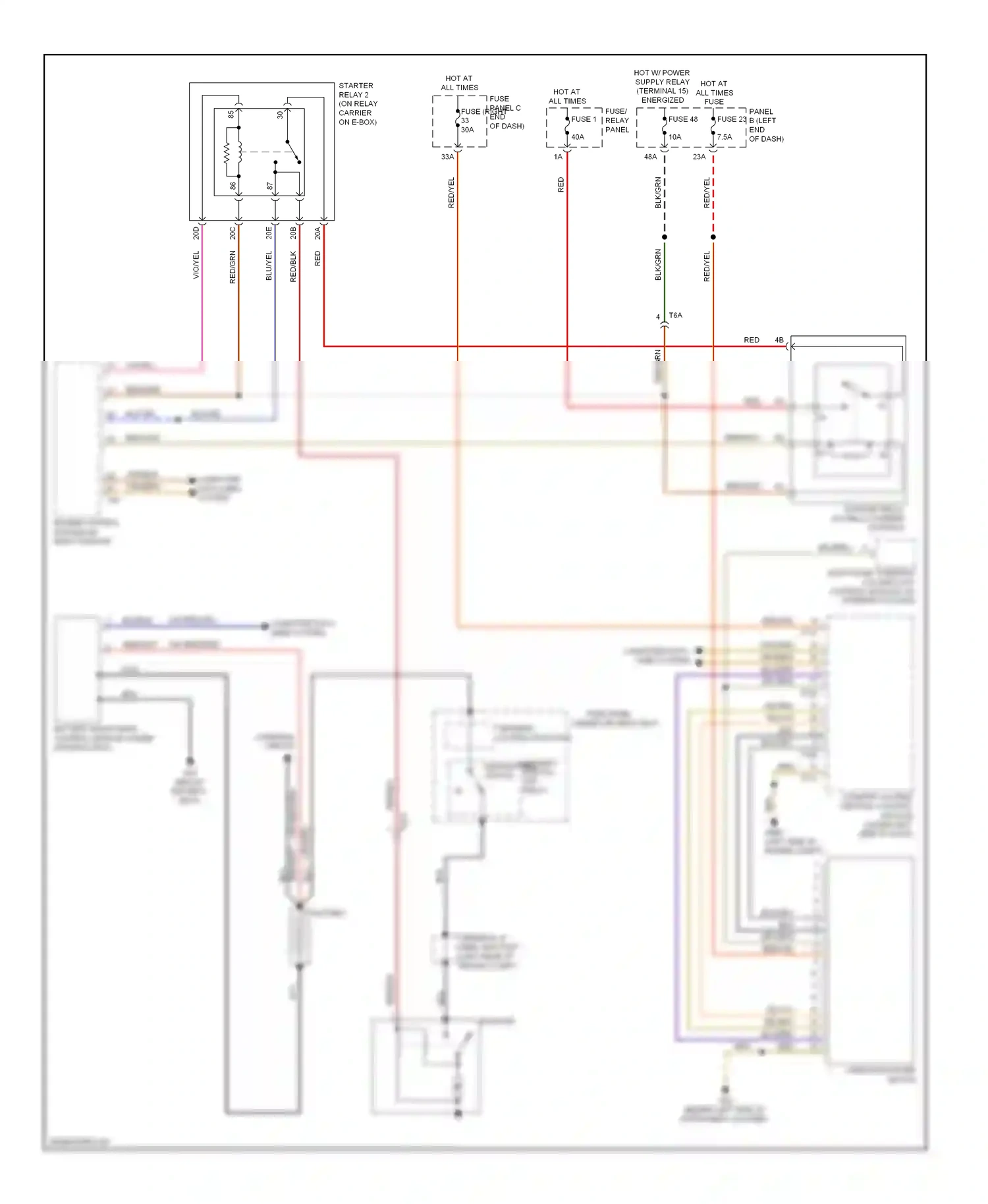 Wiring diagram computer data lines system for Volkswagen Touareg II (2010-2014) (94 of 109)