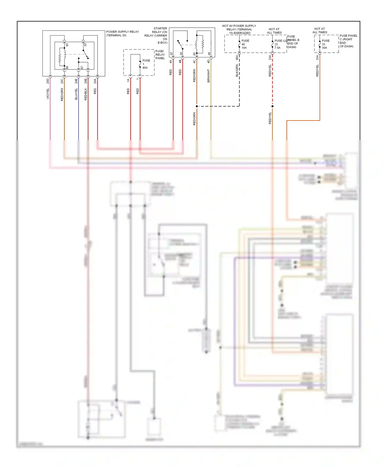 Wiring diagram computer data lines system for Volkswagen Touareg II (2010-2014) (92 of 109)