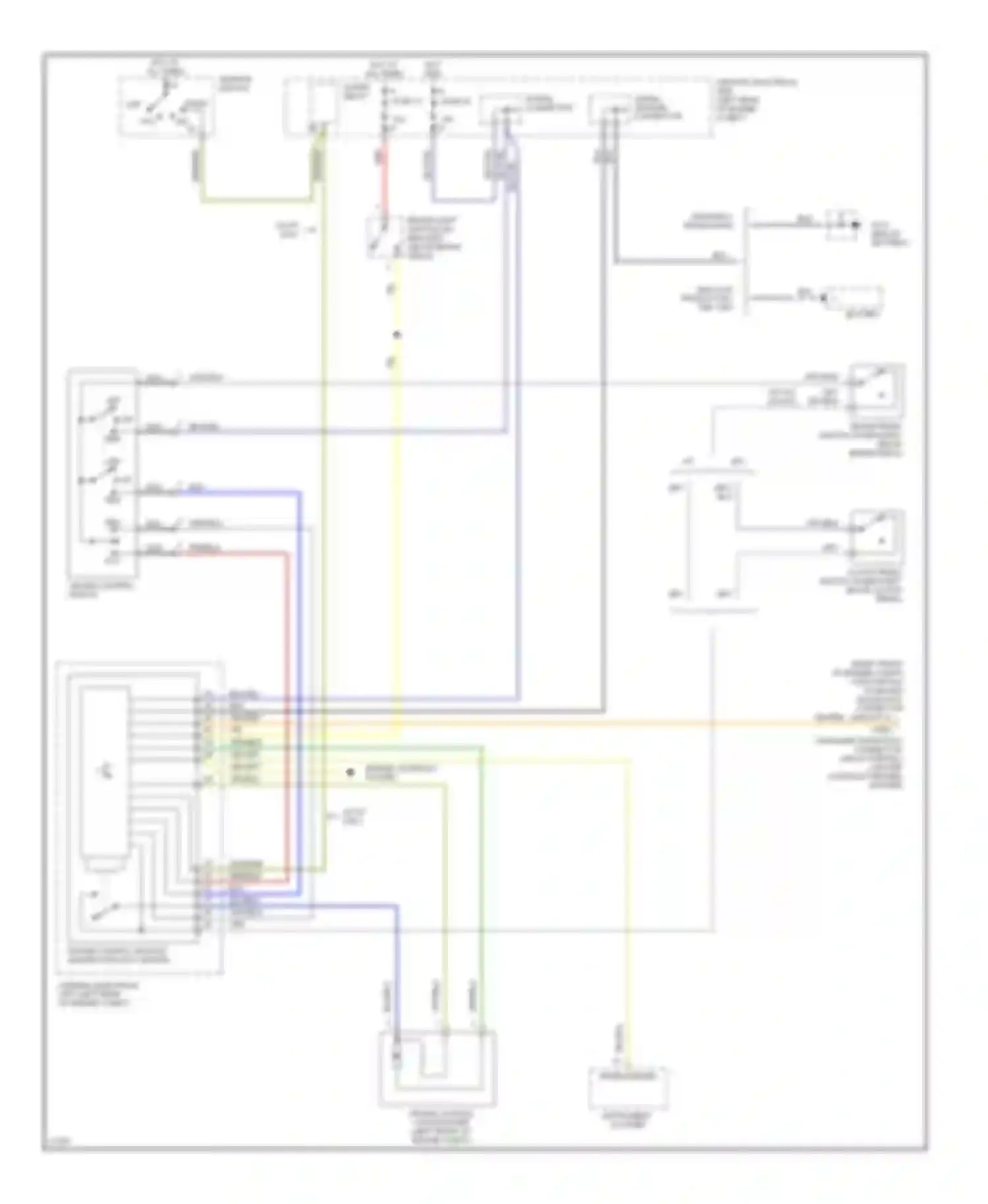 850 Volvo I (1991-1997): Cruise control circuit