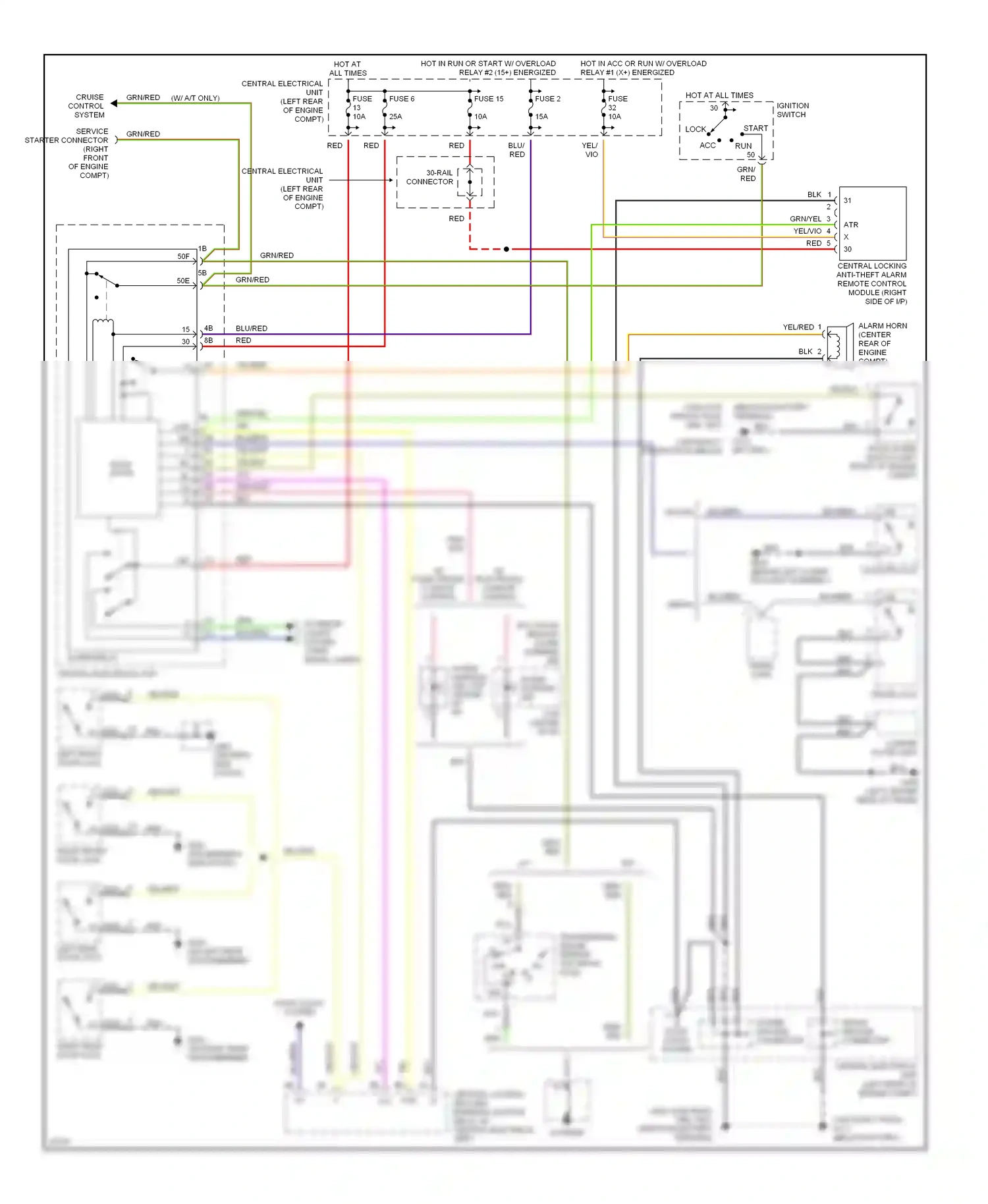 Volvo 850 I (1991-1997) solid state wiring diagram  (2 of 17)