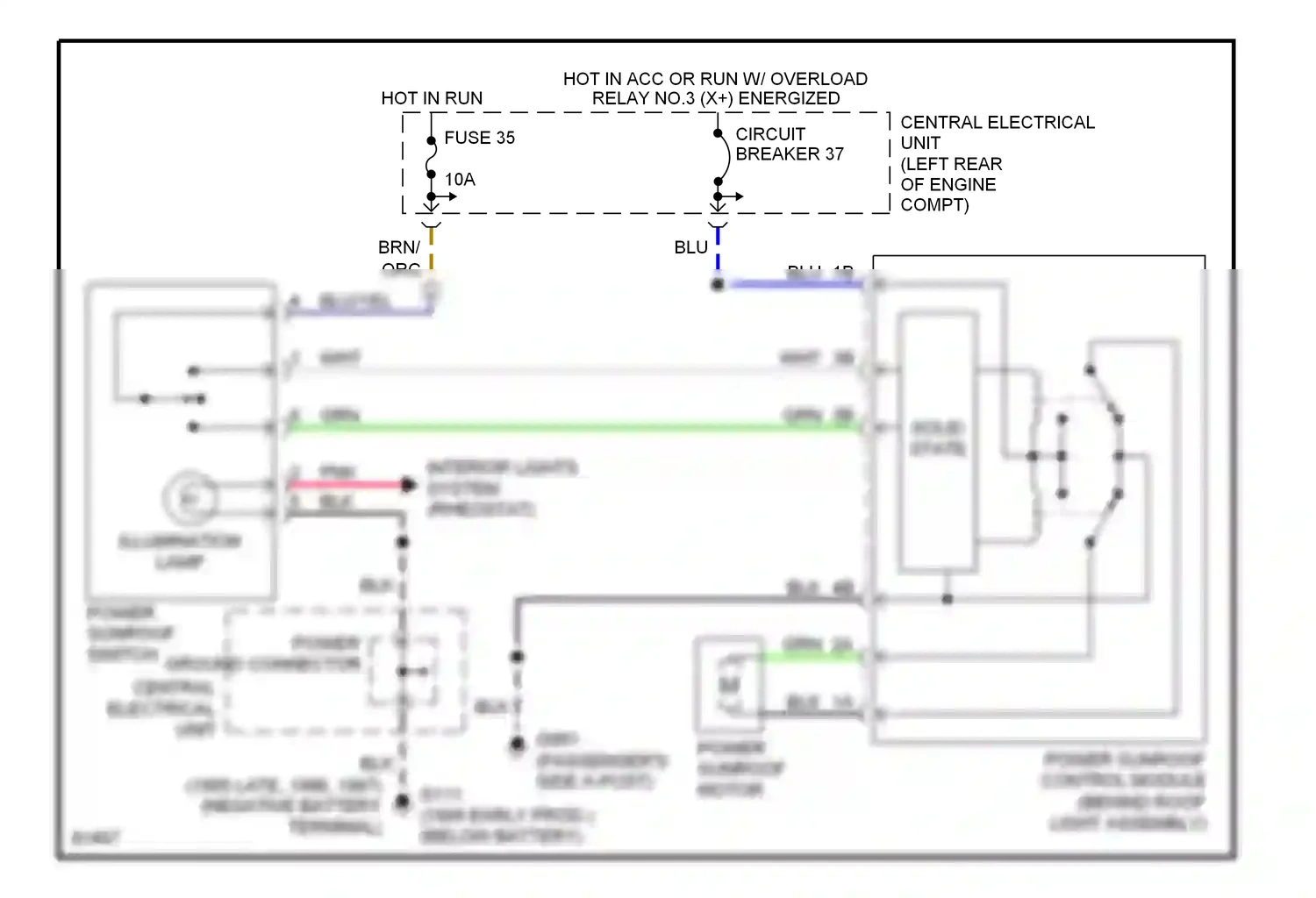 Volvo 850 I (1991-1997) solid state wiring diagram  (15 of 17)