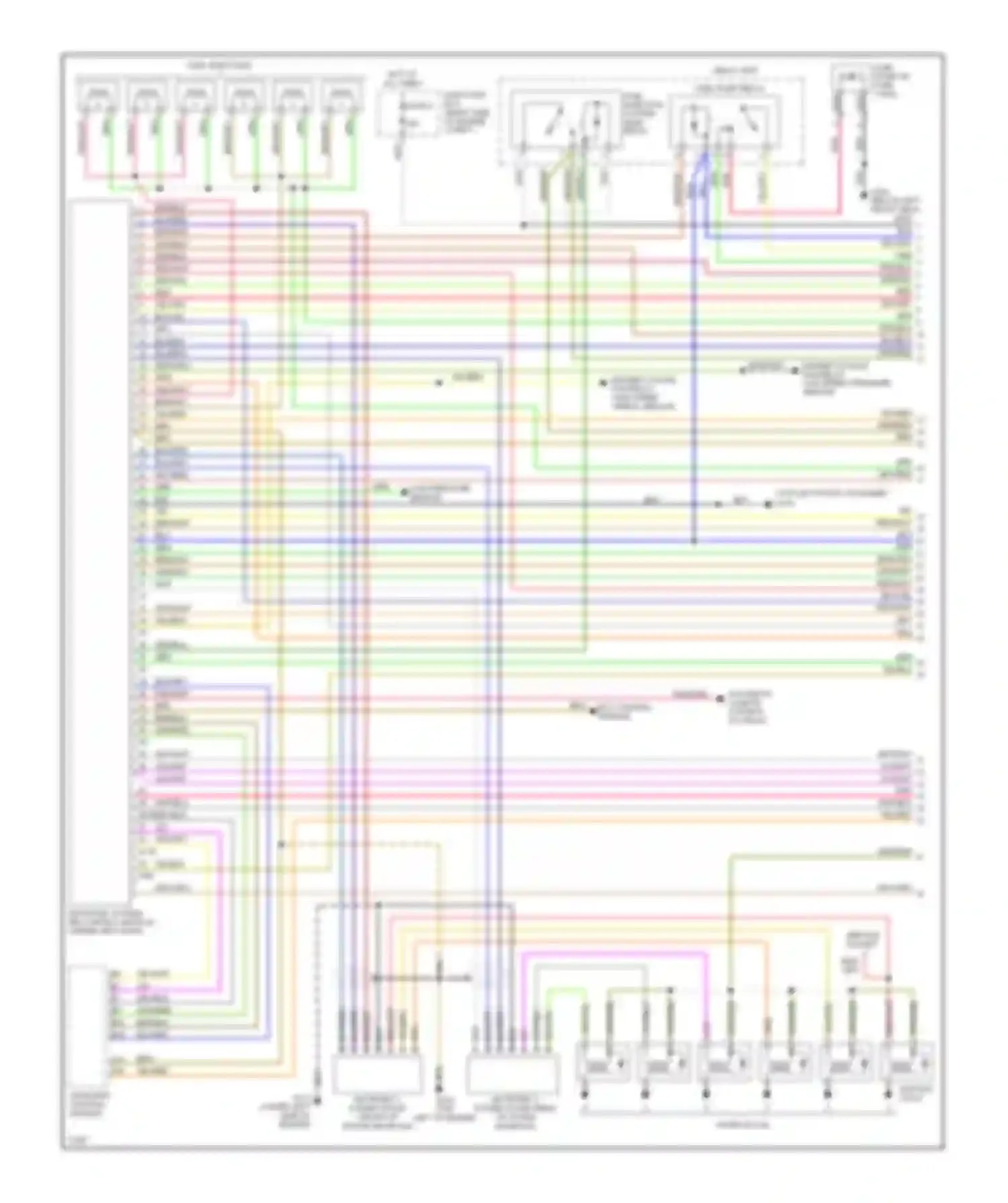 960 Volvo I facelift (1994-1997): Wiring diagram engine performance 2.9ls (1 of 2)