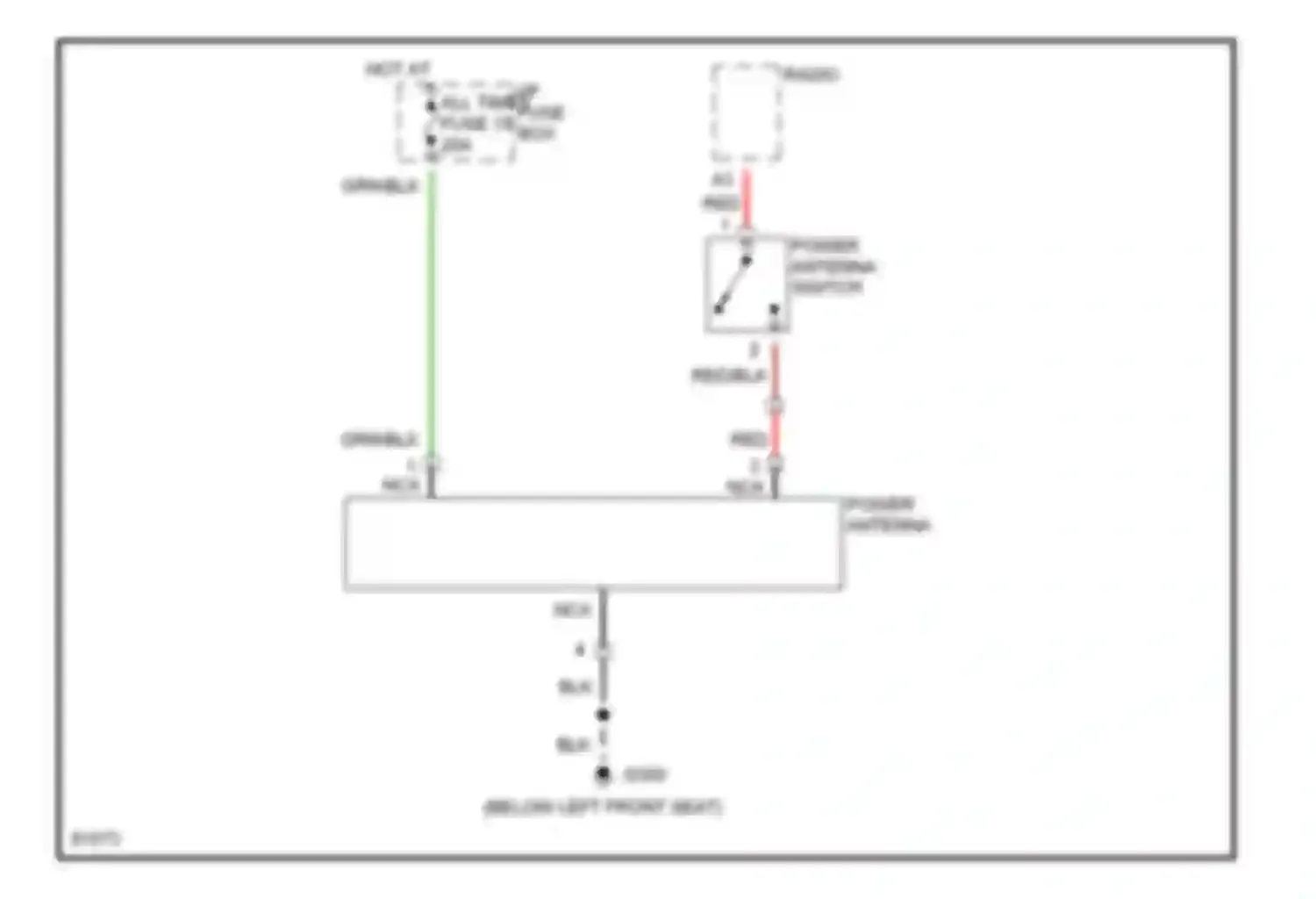 Wiring diagram i/p fuse box for Volvo 960 I facelift (1994-1997) (17 of 29)