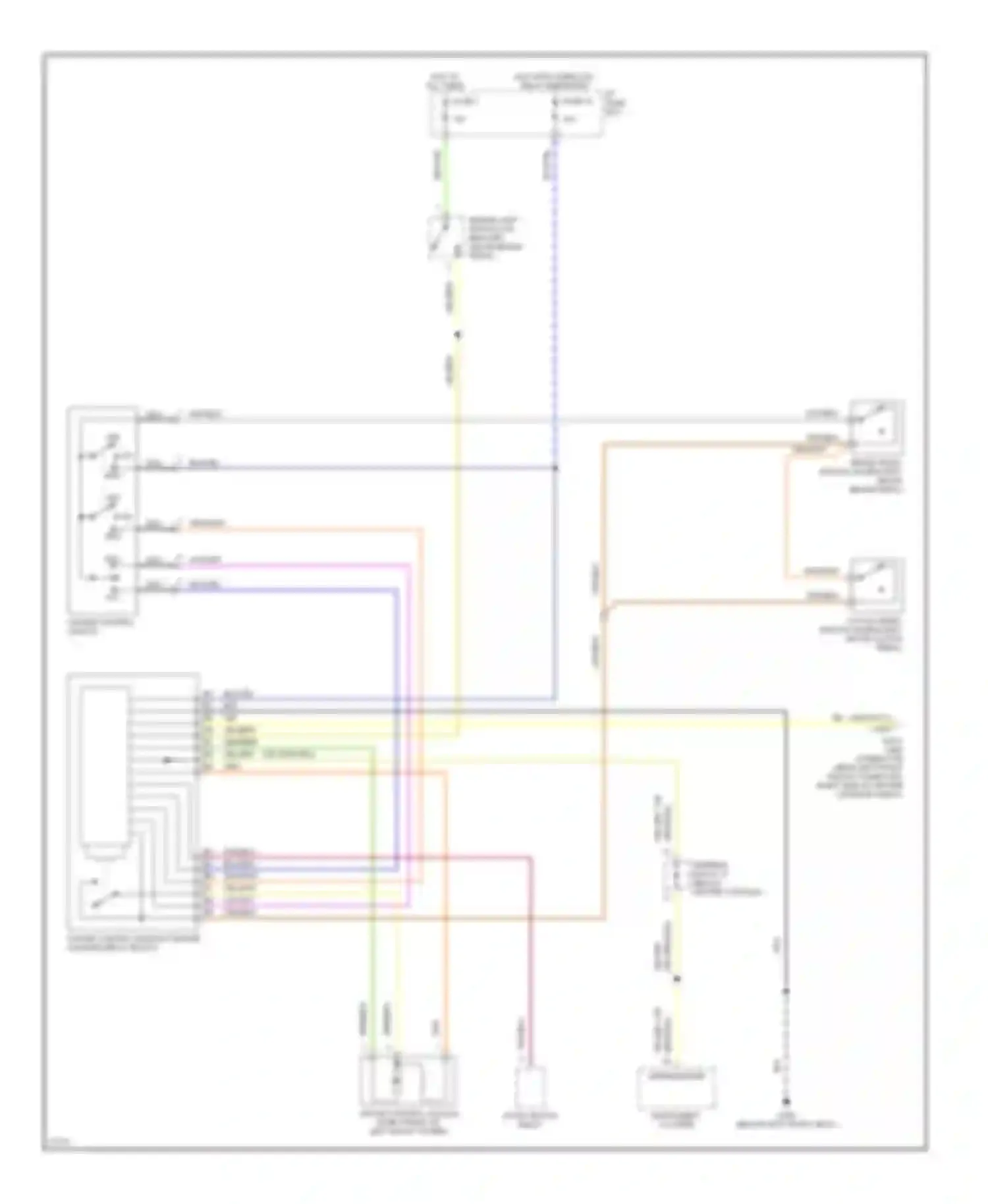 Wiring diagram i/p fuse box for Volvo 960 I facelift (1994-1997) (3 of 29)