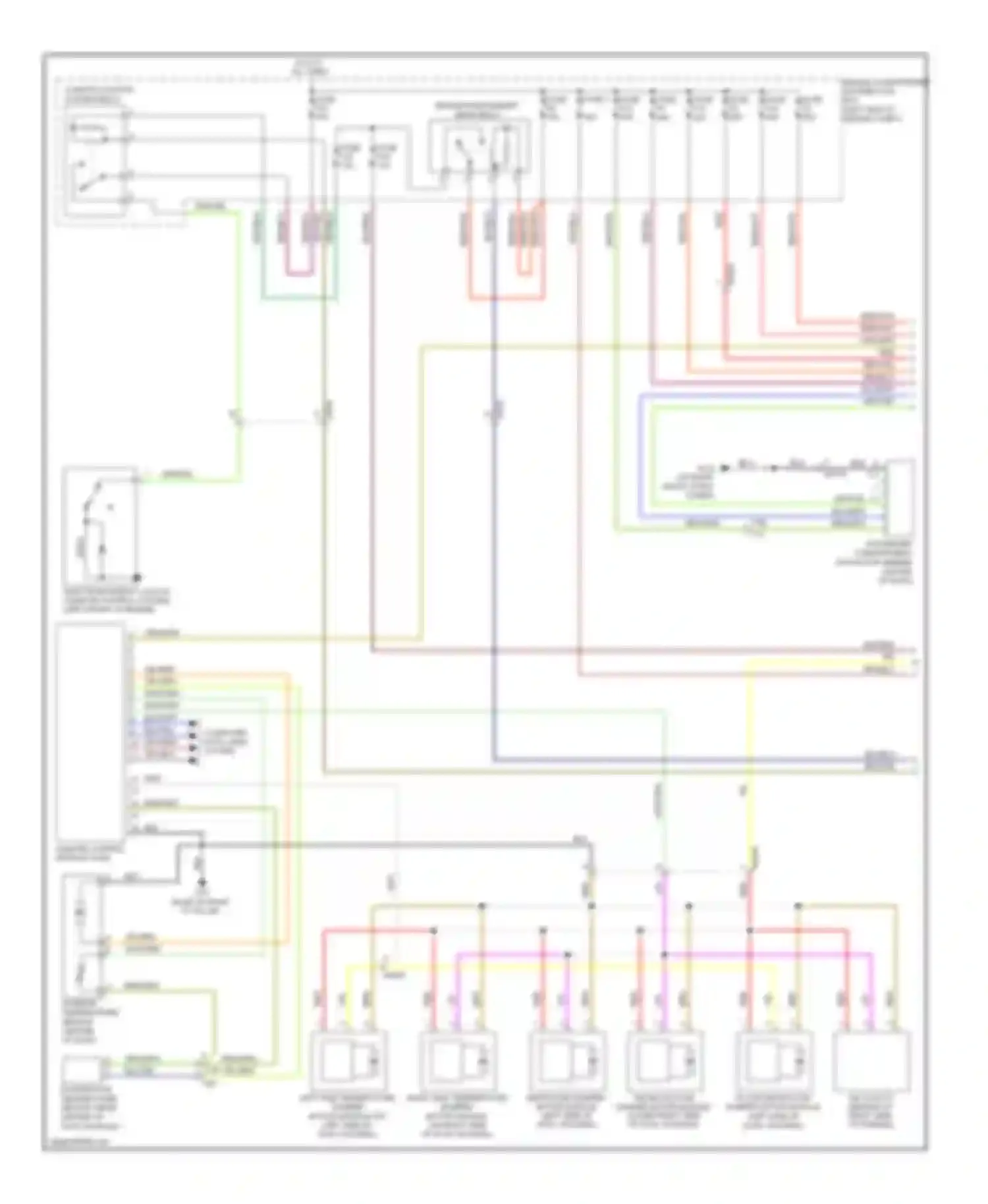 C30 Volvo I facelift (2010-2013): Automatic a/c circuit (1 of 2)