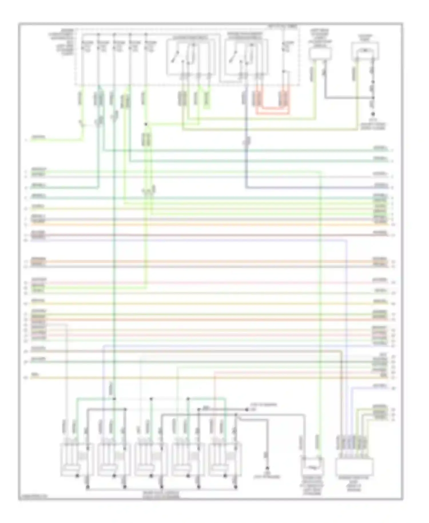 C30 Volvo I facelift (2010-2013): Wiring diagram engine performance 2.5l turbo (2 of 4)