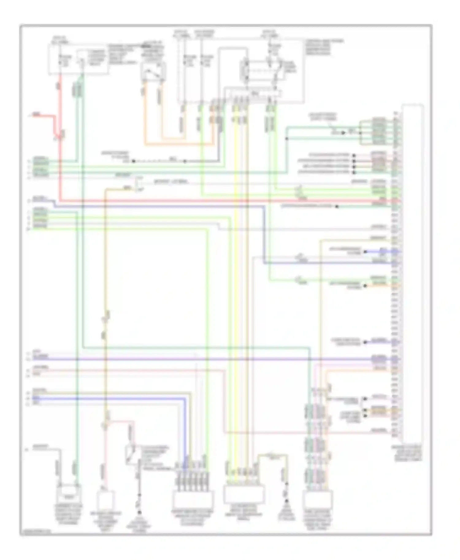 C30 Volvo I facelift (2010-2013): Wiring diagram engine performance 2.5l turbo (4 of 4)