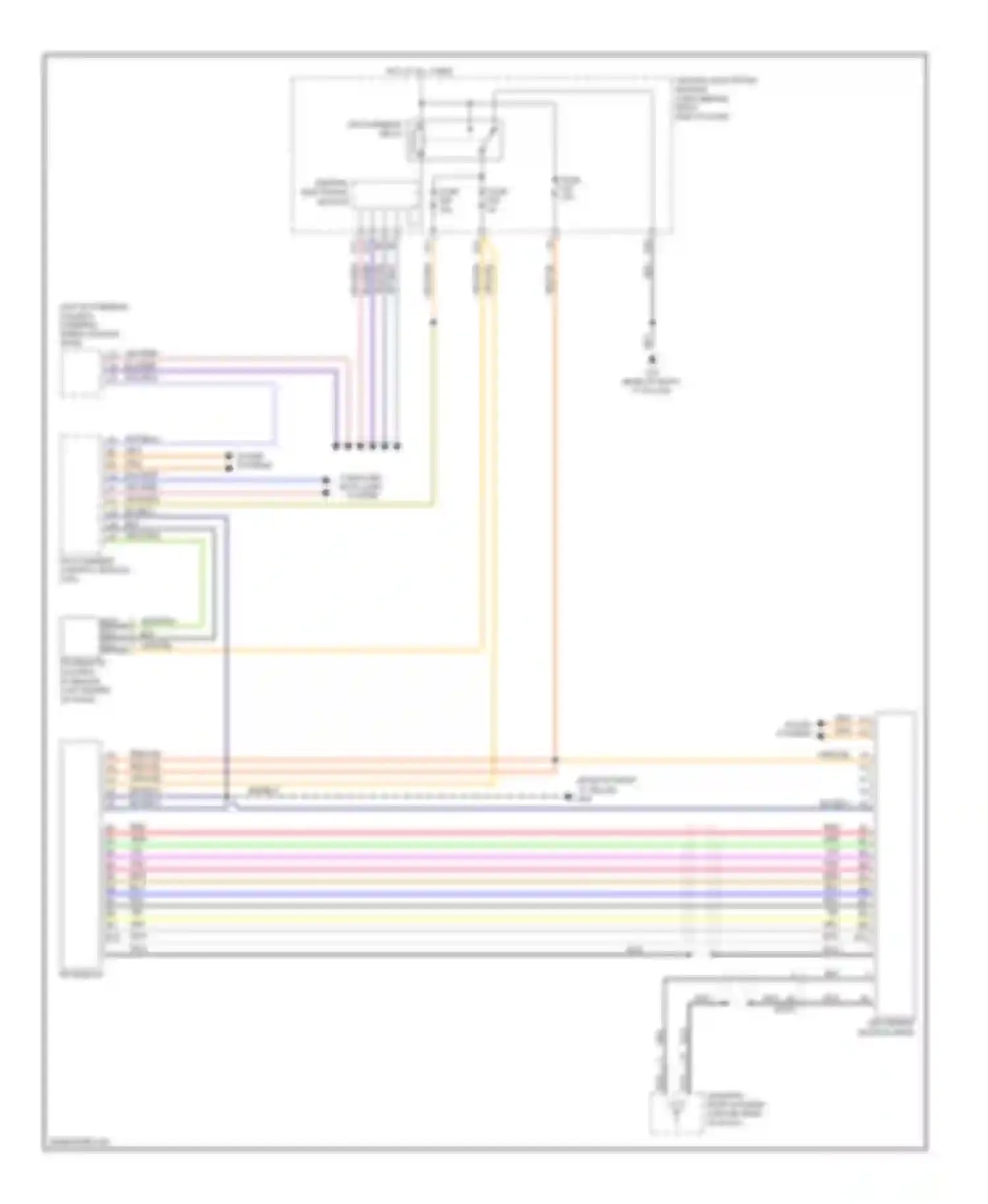 C30 Volvo I facelift (2010-2013): Road traffic information circuit