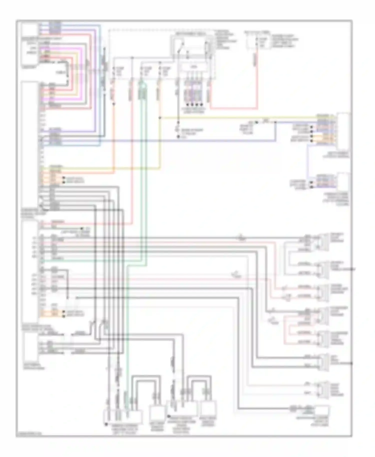 C30 Volvo I facelift (2010-2013): Radio circuit, premium