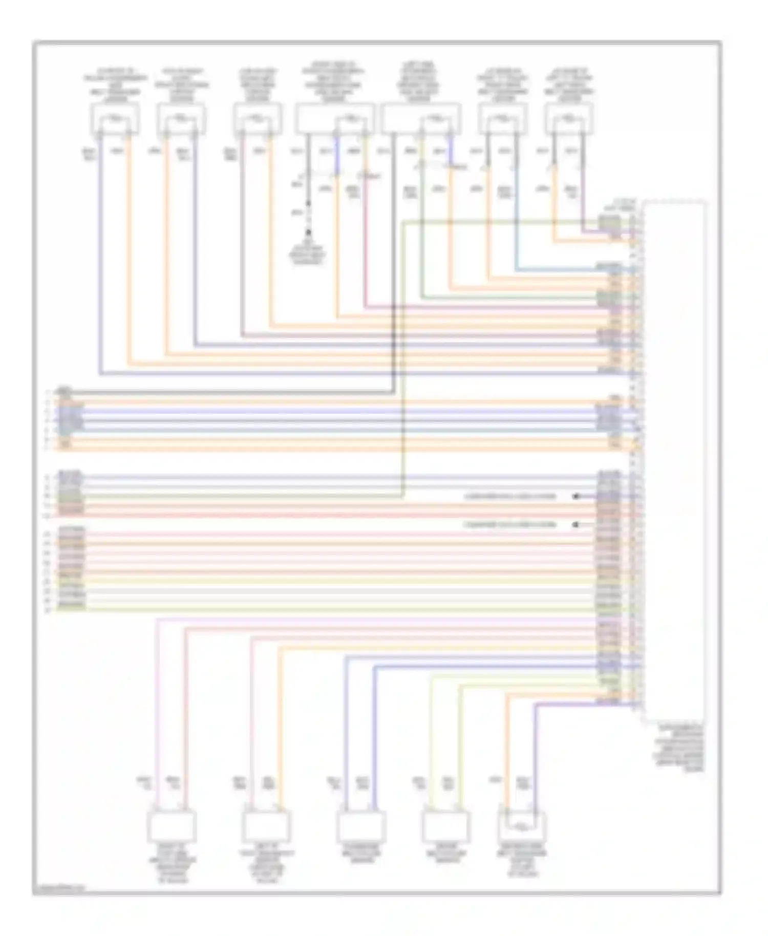 C30 Volvo I facelift (2010-2013): Supplemental restraints circuit (3 of 3)