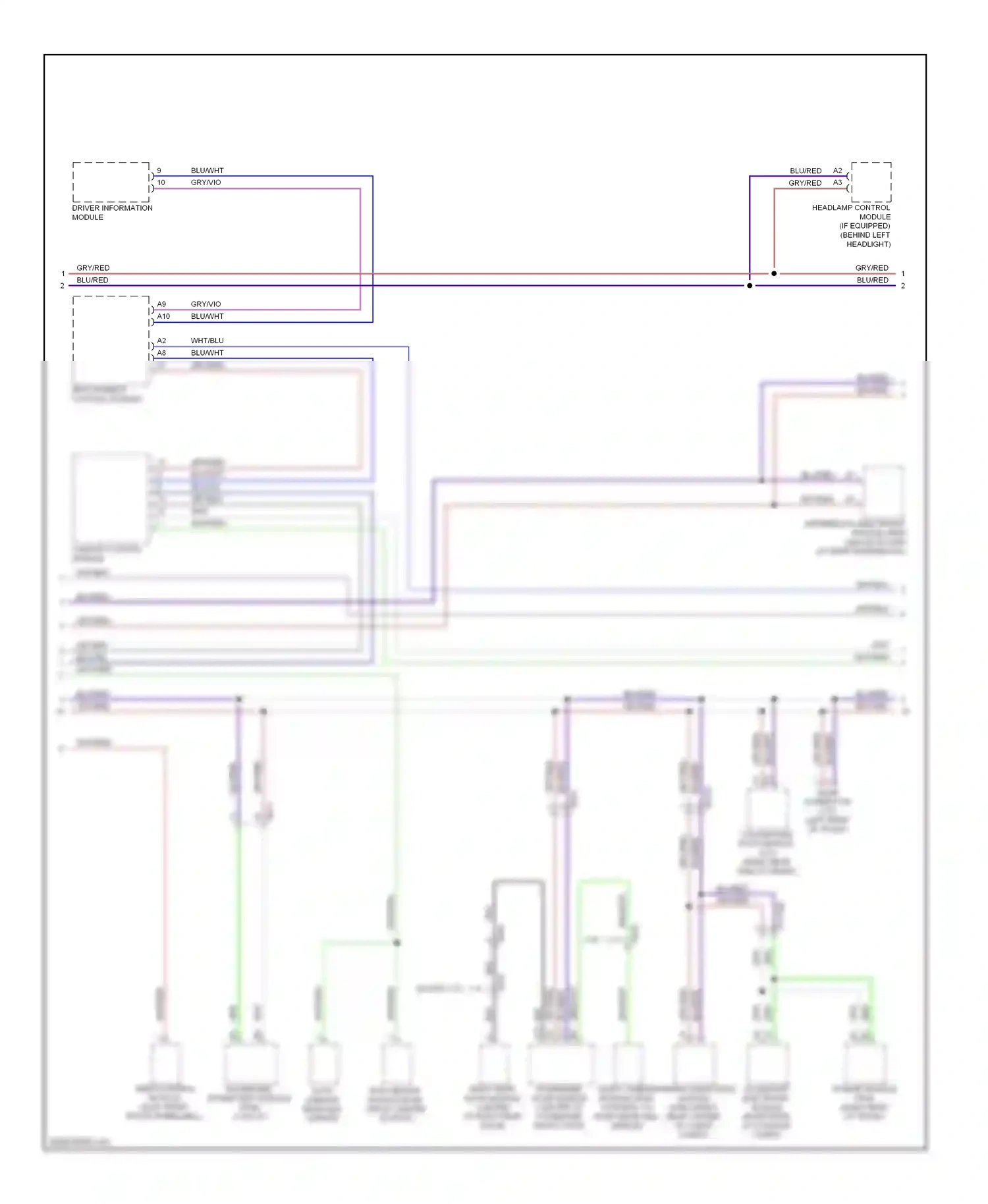 Volvo C30 I facelift (2010-2013) climate control module wiring diagram  (1 of 2)