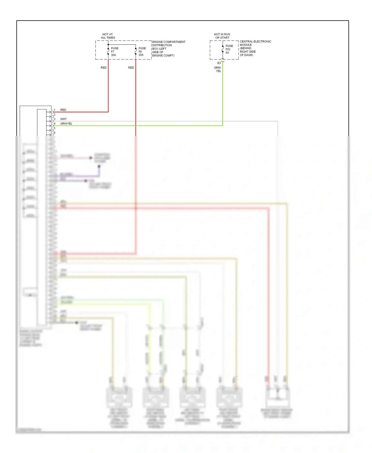Volvo C30 I facelift (2010-2013) computer data lines system wiring diagram  (2 of 41)