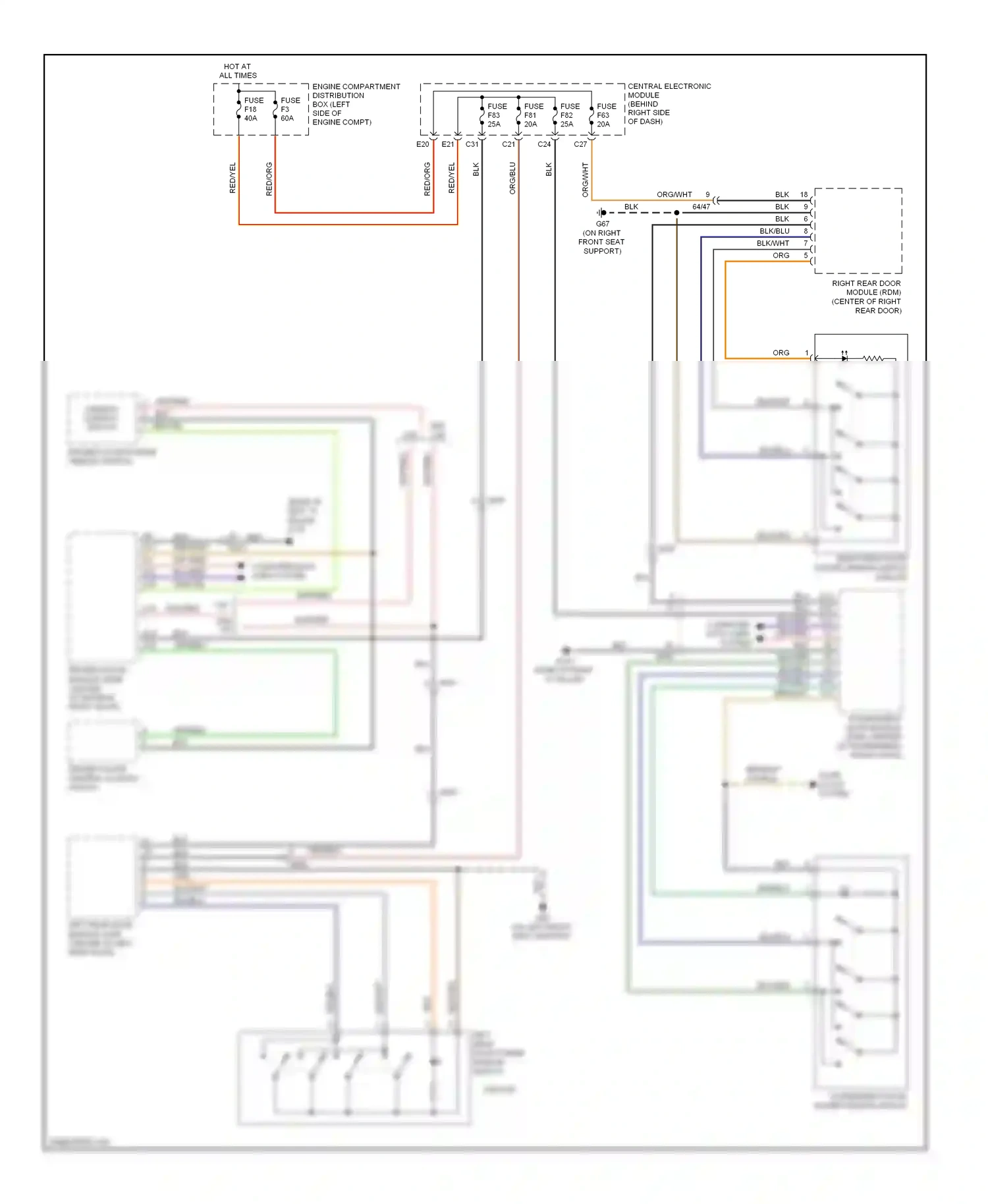 Volvo C30 I facelift (2010-2013) computer data lines system wiring diagram  (36 of 41)