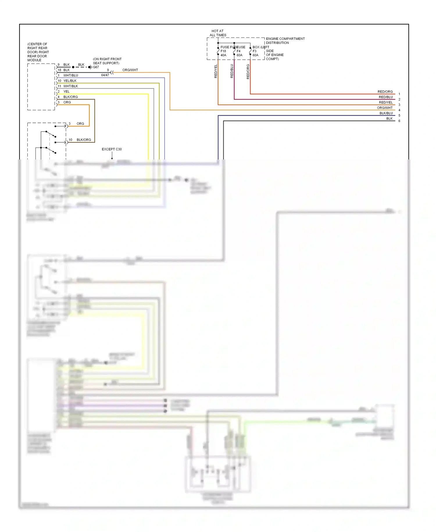 Volvo C30 I facelift (2010-2013) computer data lines system wiring diagram  (22 of 41)