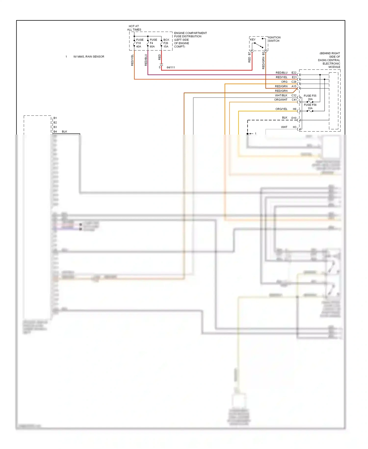 Volvo C30 I facelift (2010-2013) module wiring diagram  (2 of 2)