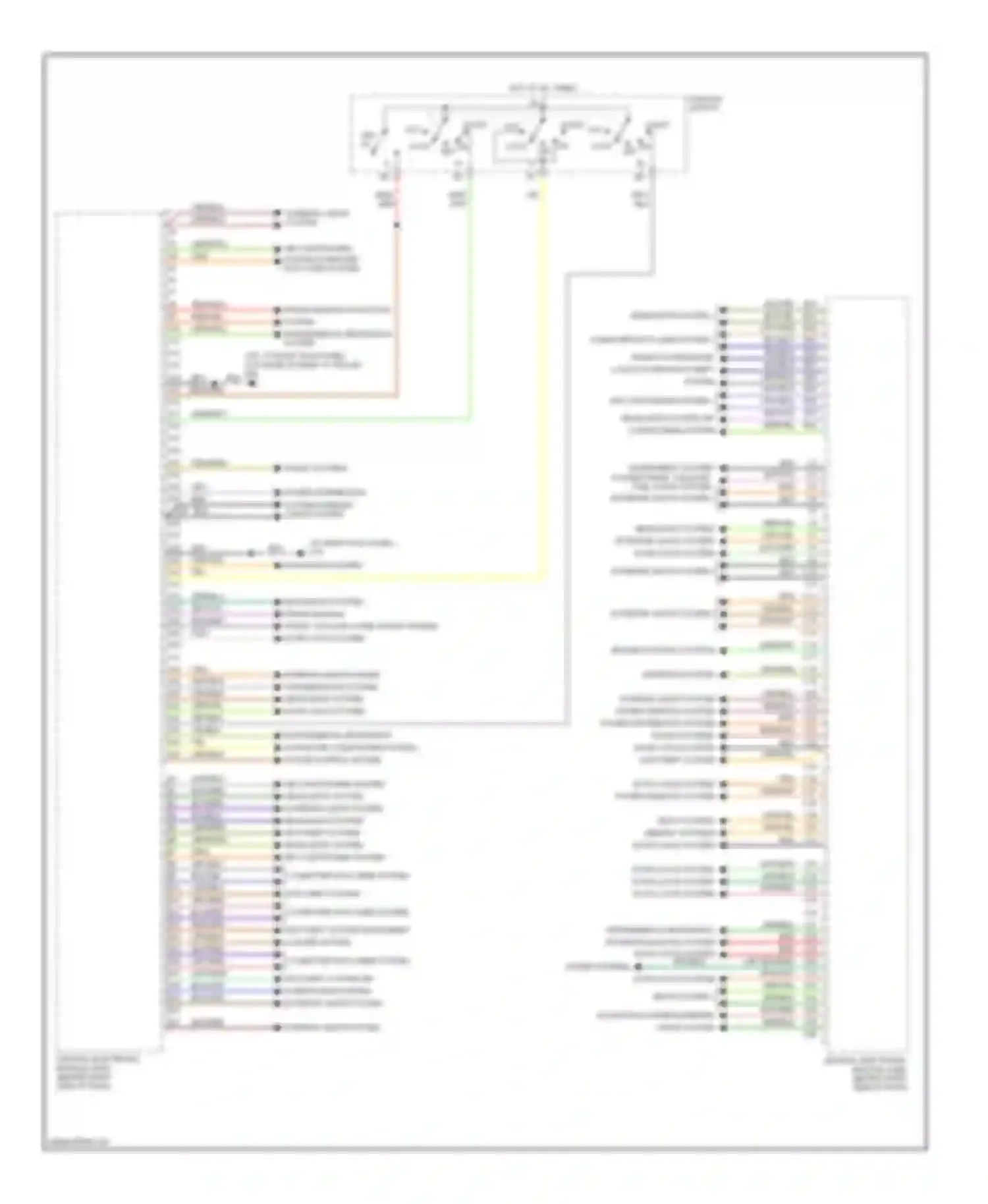 C30 Volvo I (2006-2010): Body control modules circuit (1 of 2)