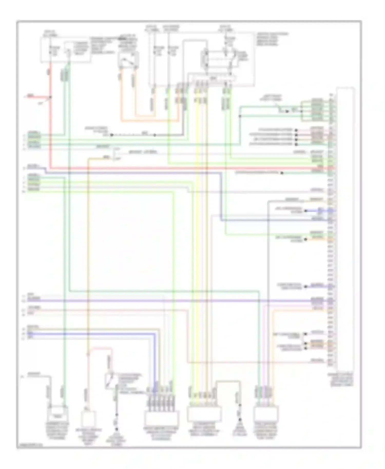 C30 Volvo I (2006-2010): Wiring diagram engine performance 2.5l turbo (4 of 4)