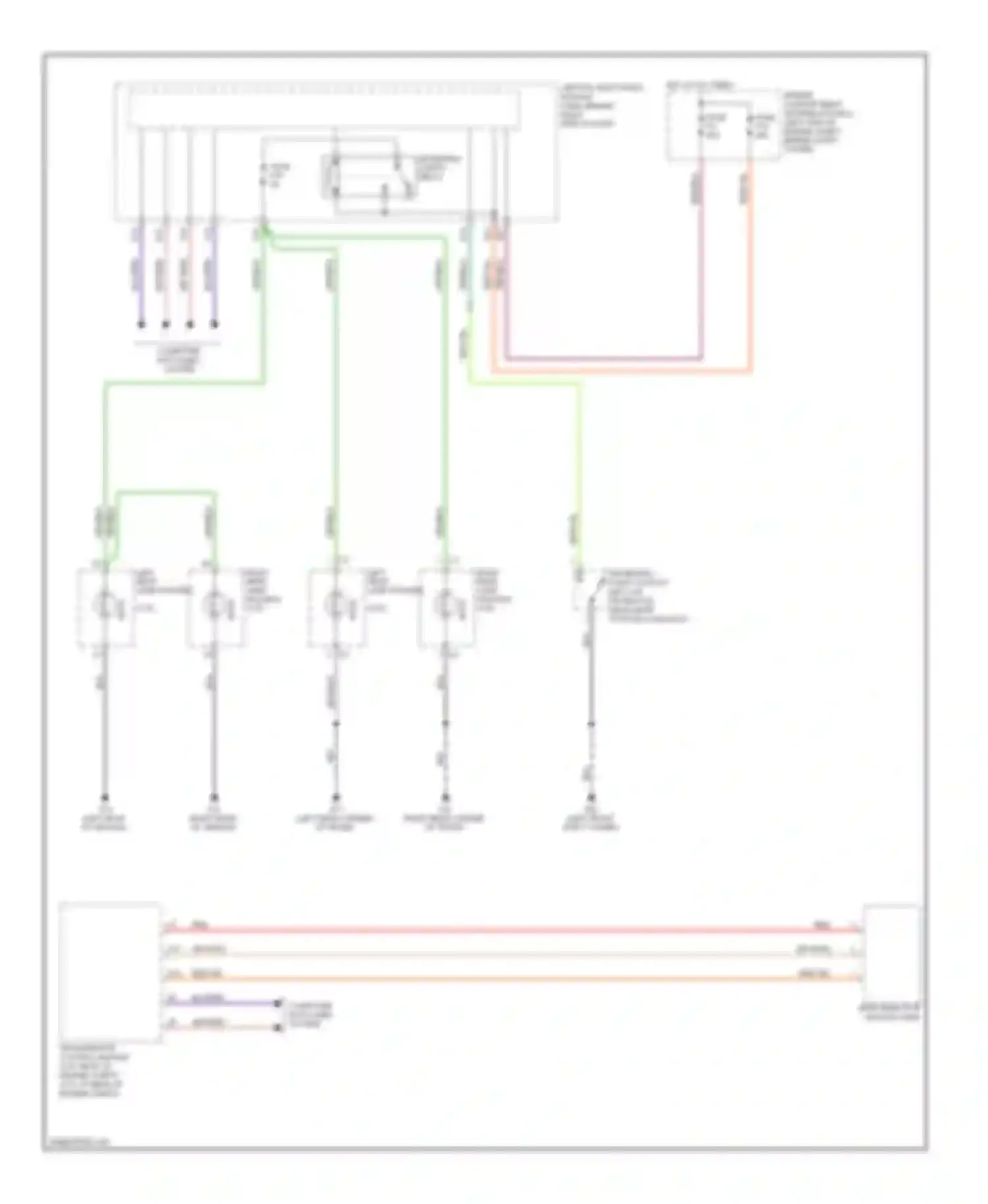 C30 Volvo I (2006-2010): Back-up lamps circuit