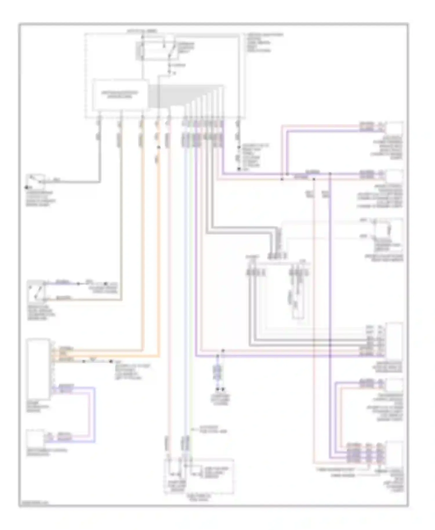 C30 Volvo I (2006-2010): Instrument cluster circuit