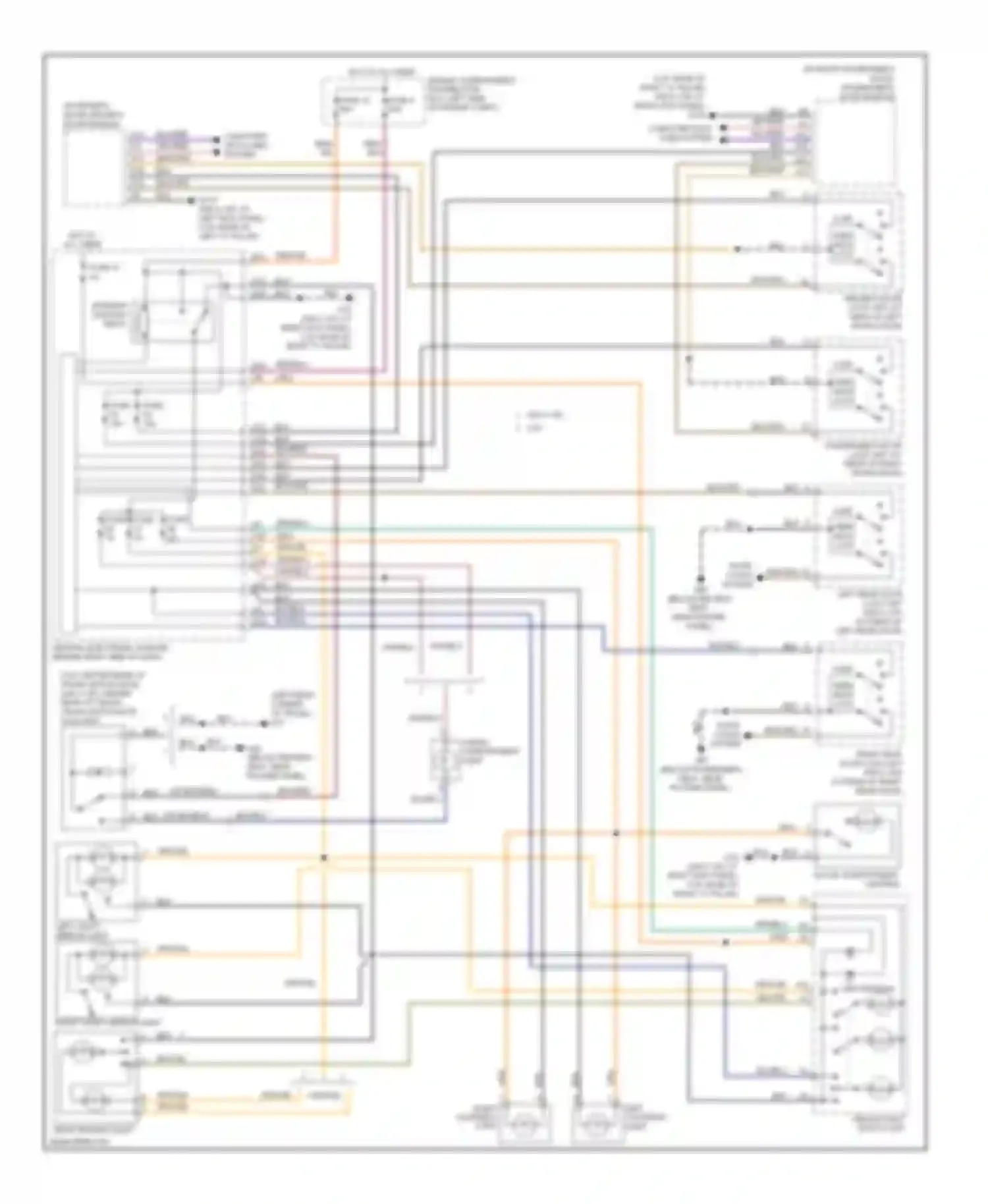 C30 Volvo I (2006-2010): Courtesy lamps circuit