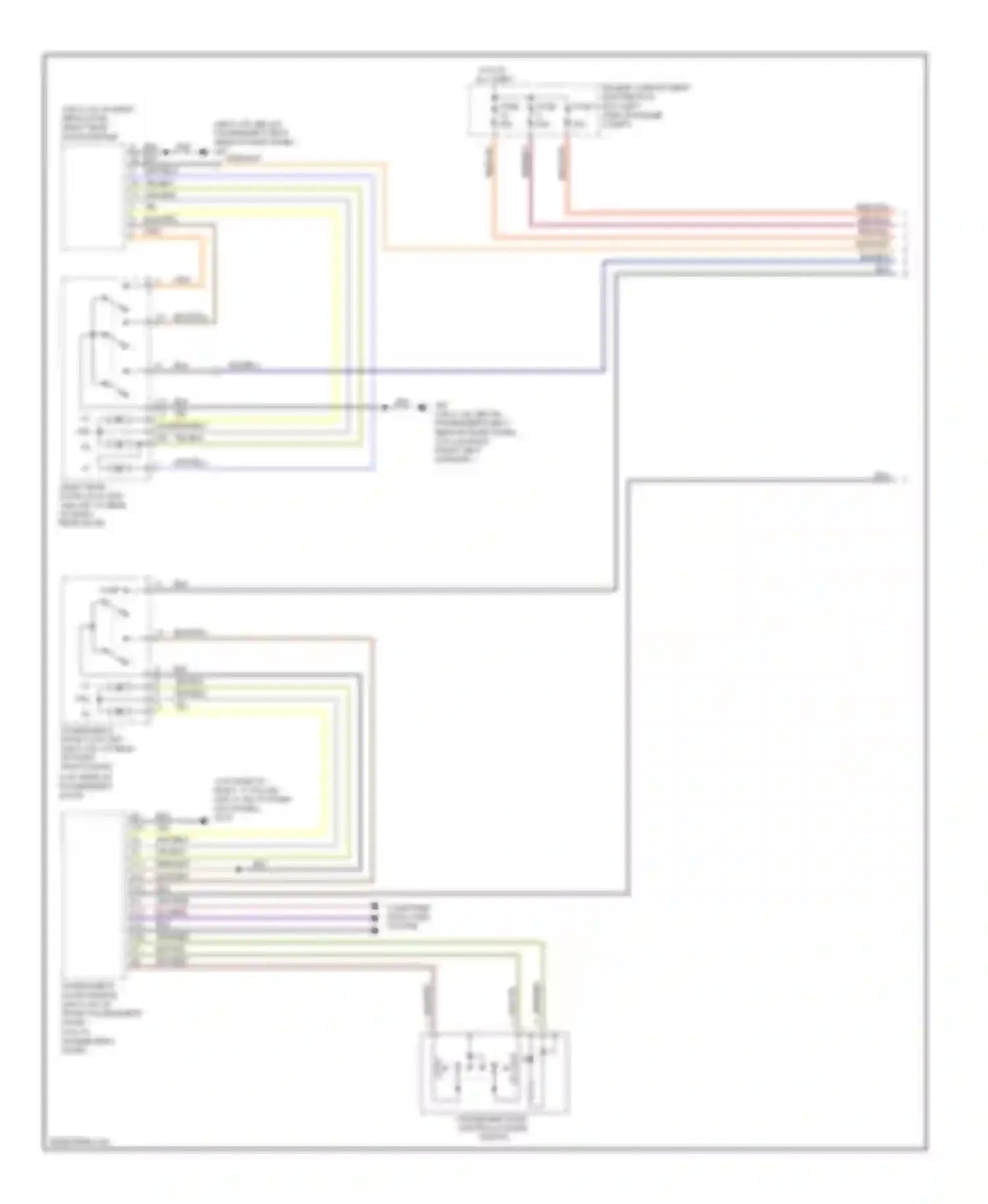 C30 Volvo I (2006-2010): Central locking circuit (1 of 2)