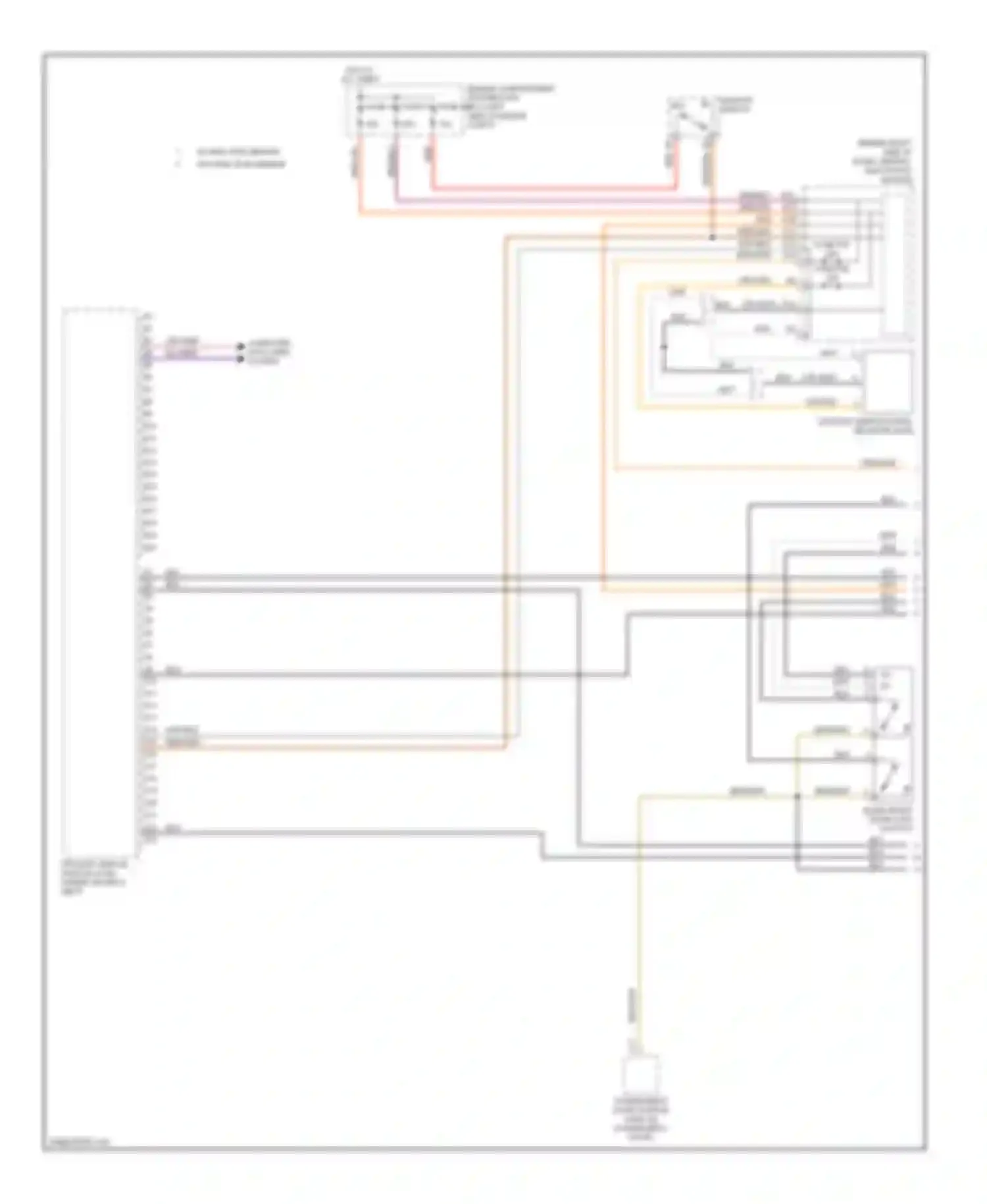 C30 Volvo I (2006-2010): Keyless entry circuit (1 of 2)