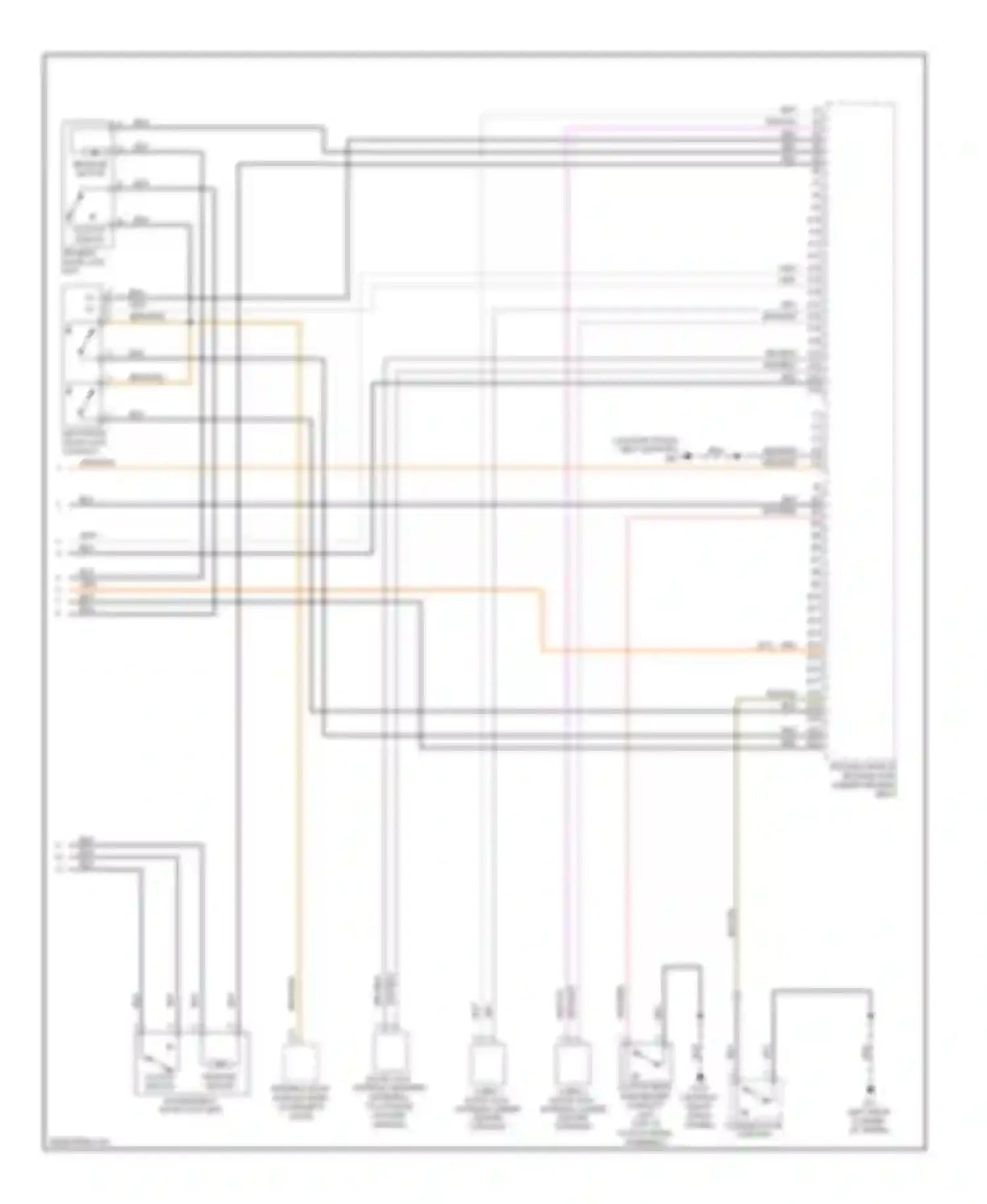 C30 Volvo I (2006-2010): Keyless entry circuit (2 of 2)
