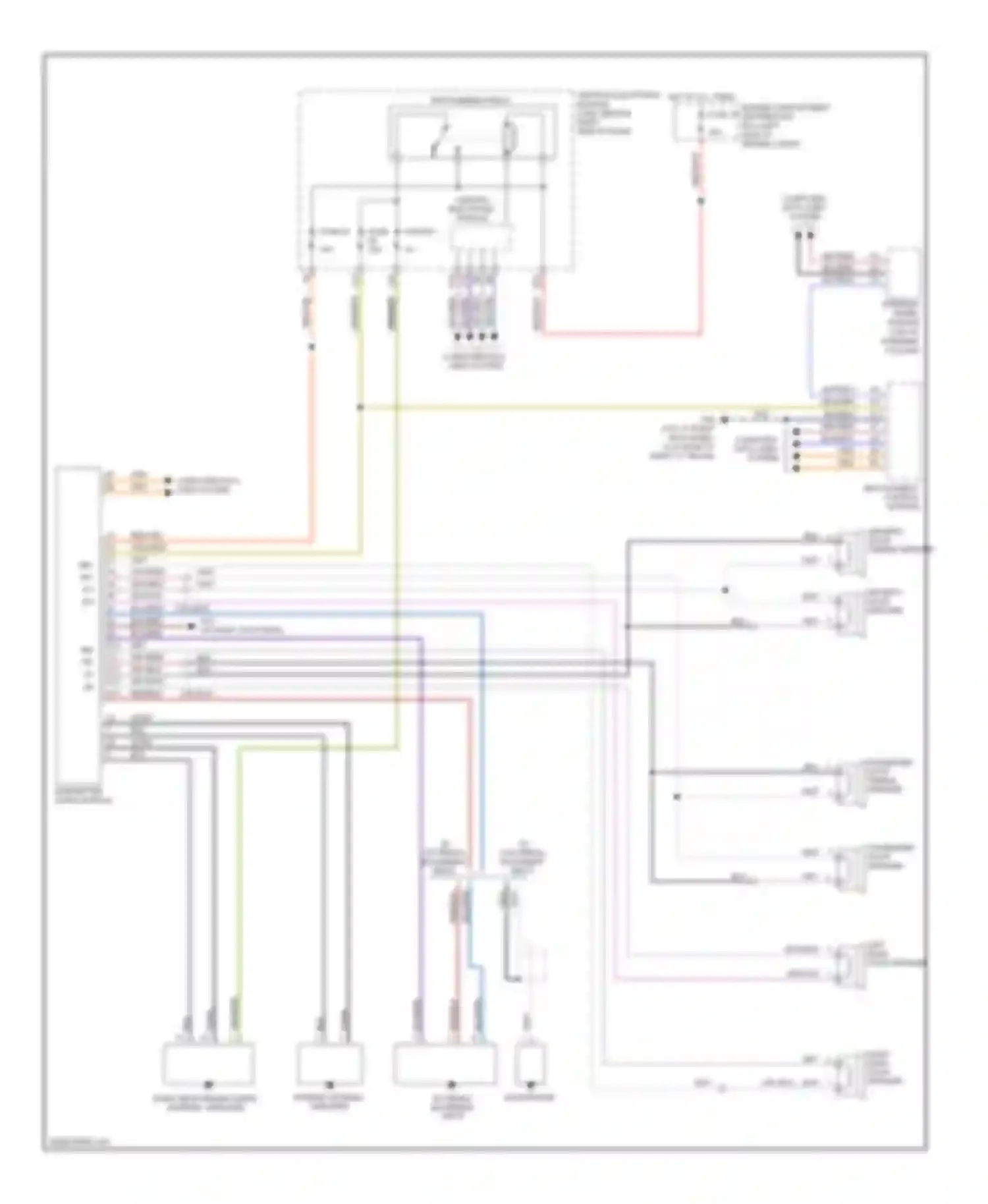 C30 Volvo I (2006-2010): Base radio circuit