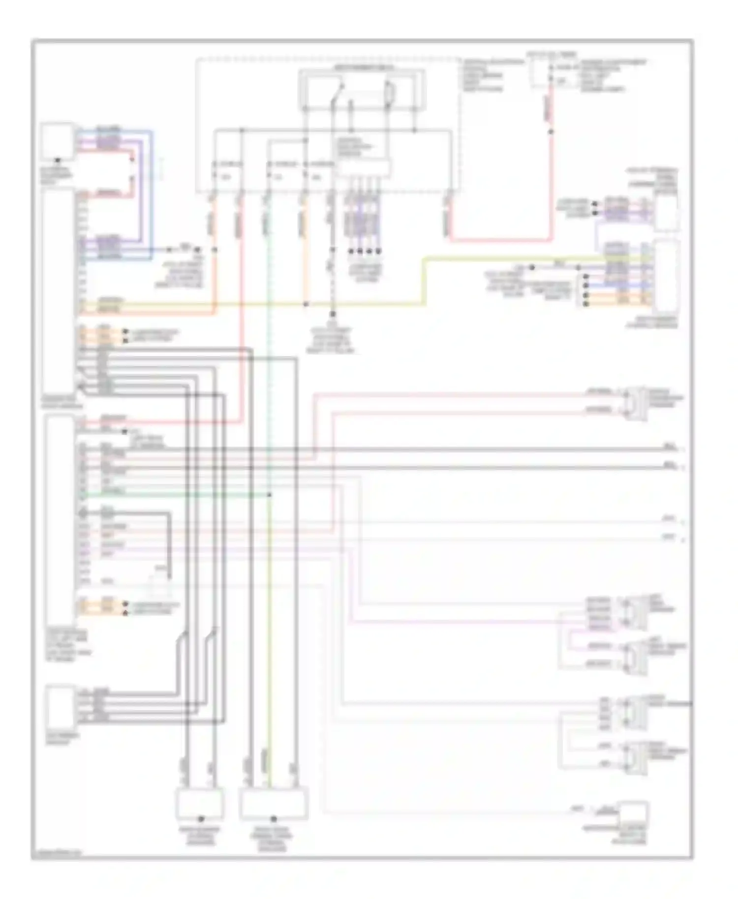 C30 Volvo I (2006-2010): Premium sound radio circuit (1 of 2)