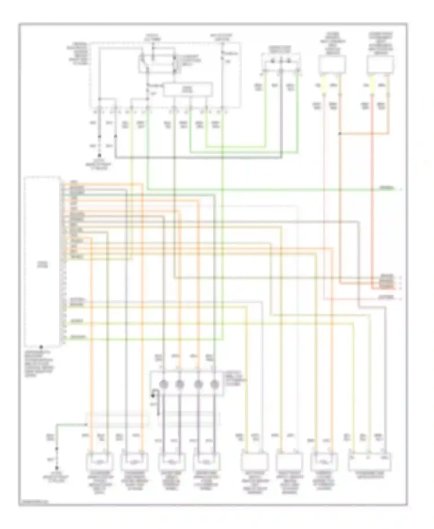 C30 Volvo I (2006-2010): Supplemental restraints circuit (1 of 3)