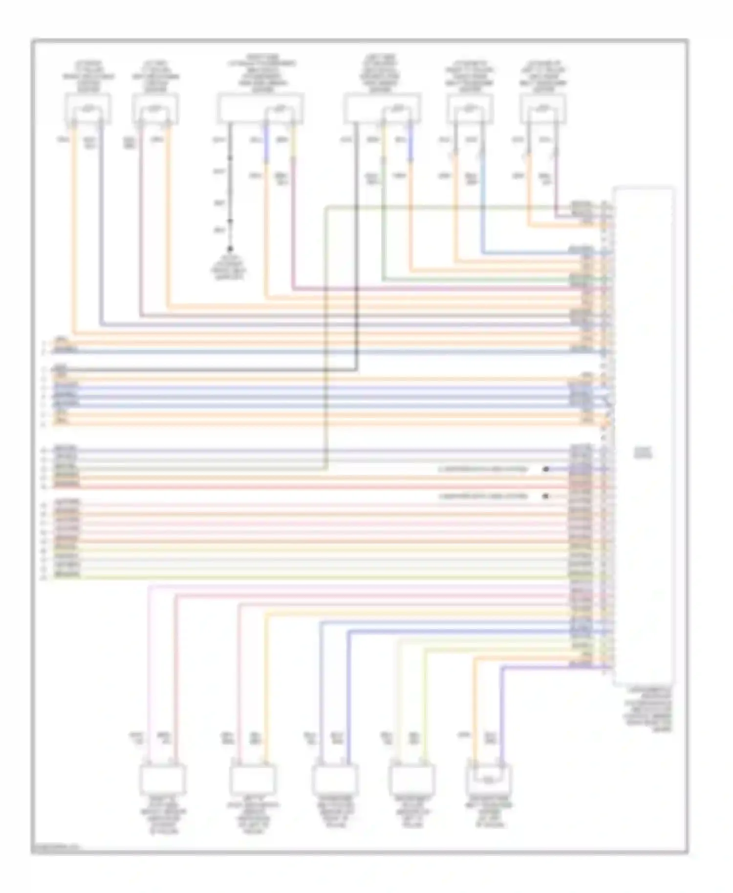 C30 Volvo I (2006-2010): Supplemental restraints circuit (3 of 3)