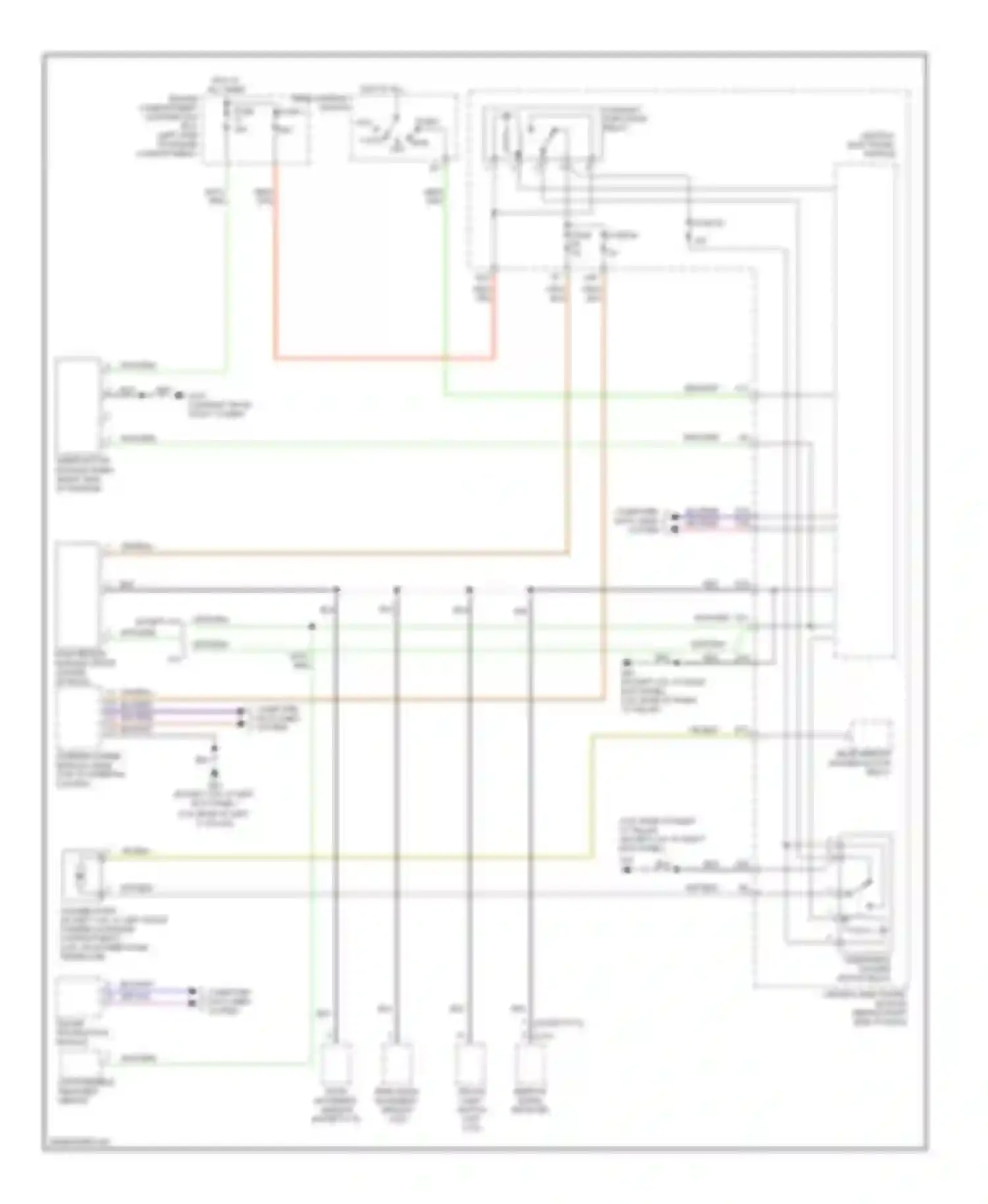 C30 Volvo I (2006-2010): Front wiper/washer circuit