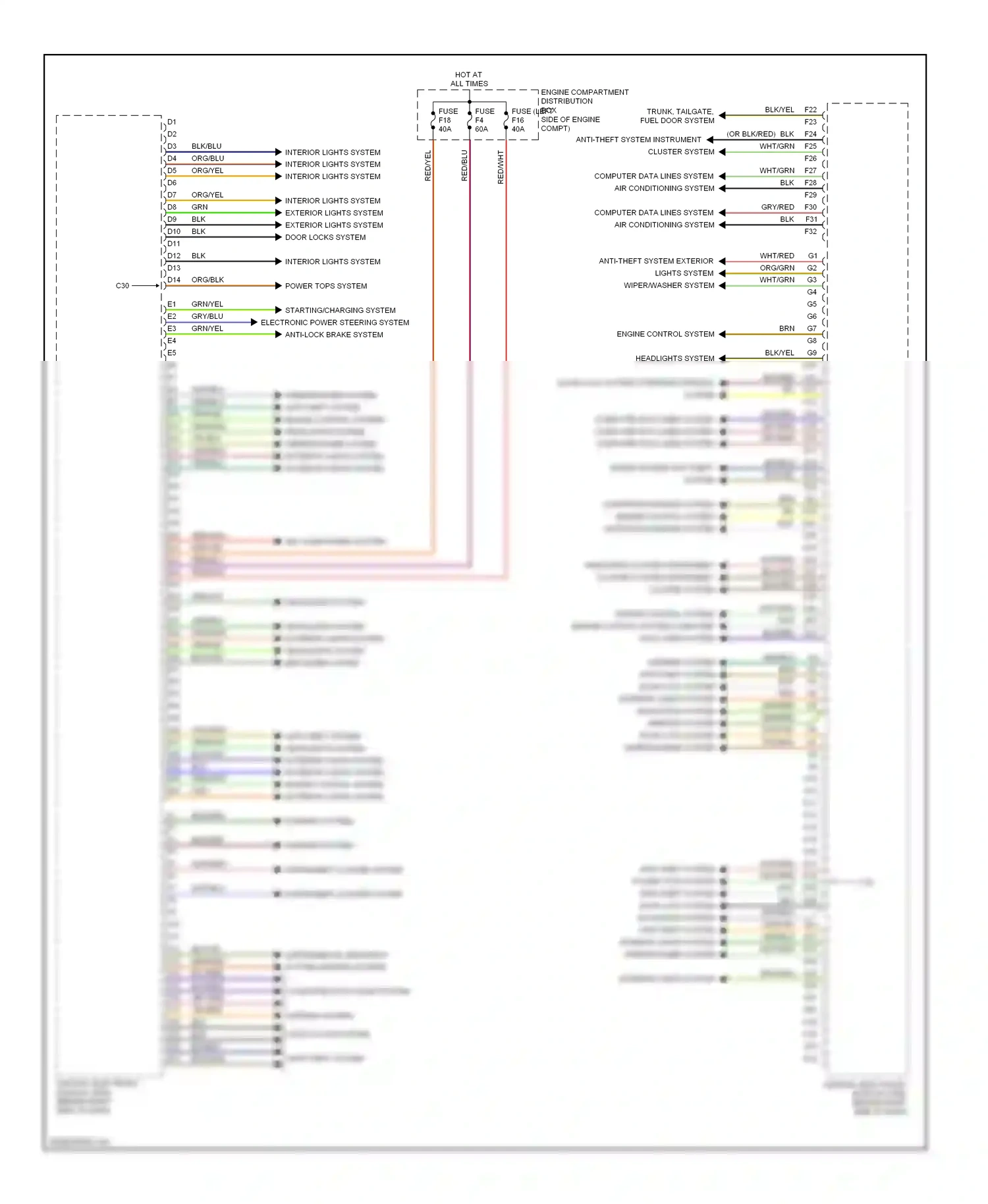 Volvo C30 I (2006-2010) computer data lines system air conditioning system wiring diagram  (1 of 1)