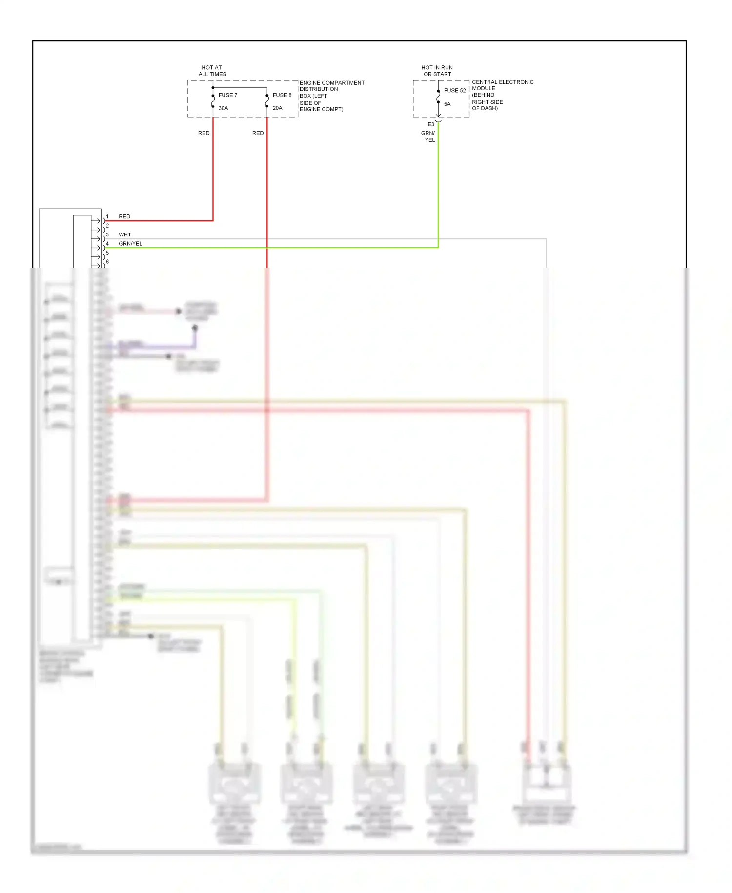 Volvo C30 I (2006-2010) computer data lines system wiring diagram  (2 of 43)