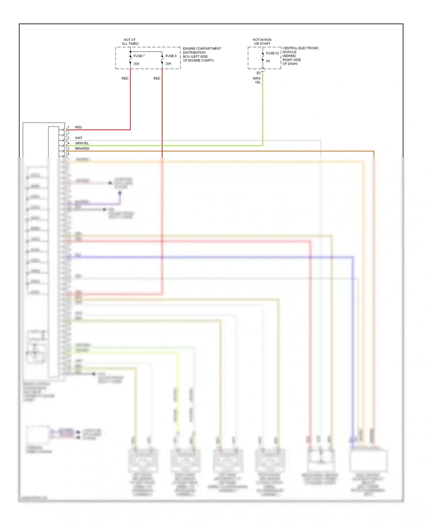 Volvo C30 I (2006-2010) computer data lines system wiring diagram  (1 of 43)