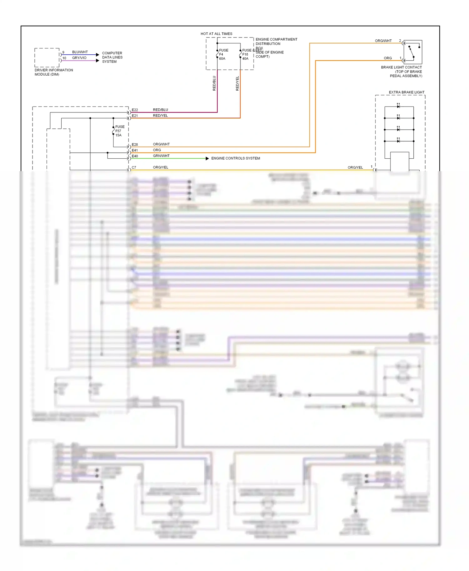 Volvo C30 I (2006-2010) computer data lines system wiring diagram  (14 of 43)