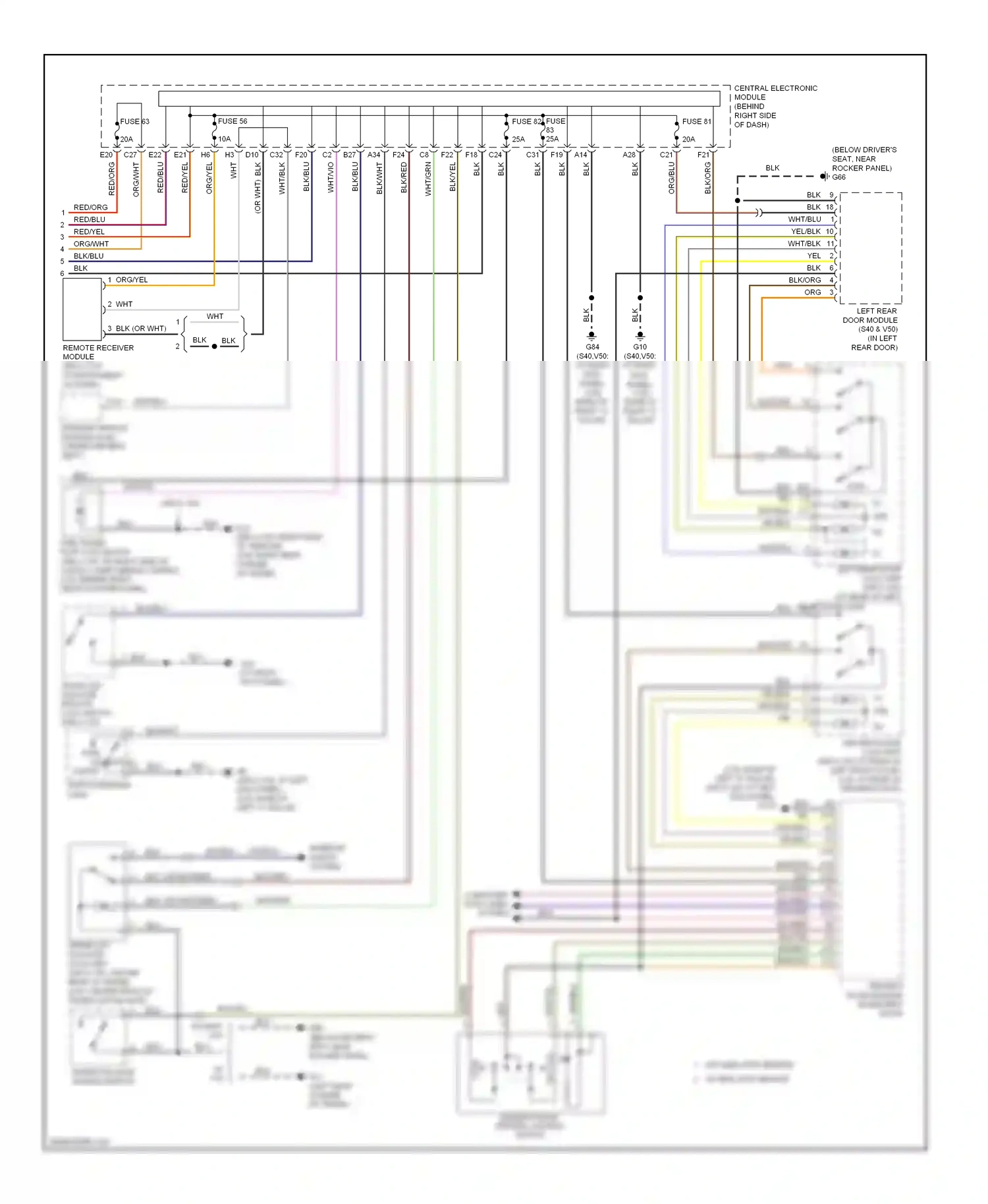 Volvo C30 I (2006-2010) computer data lines system wiring diagram  (22 of 43)