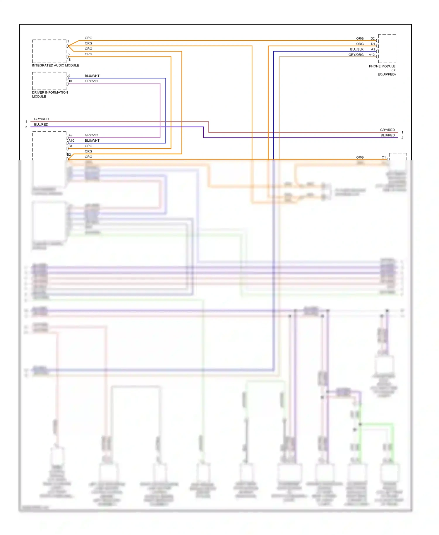 Volvo C30 I (2006-2010) driver information module wiring diagram  (1 of 6)