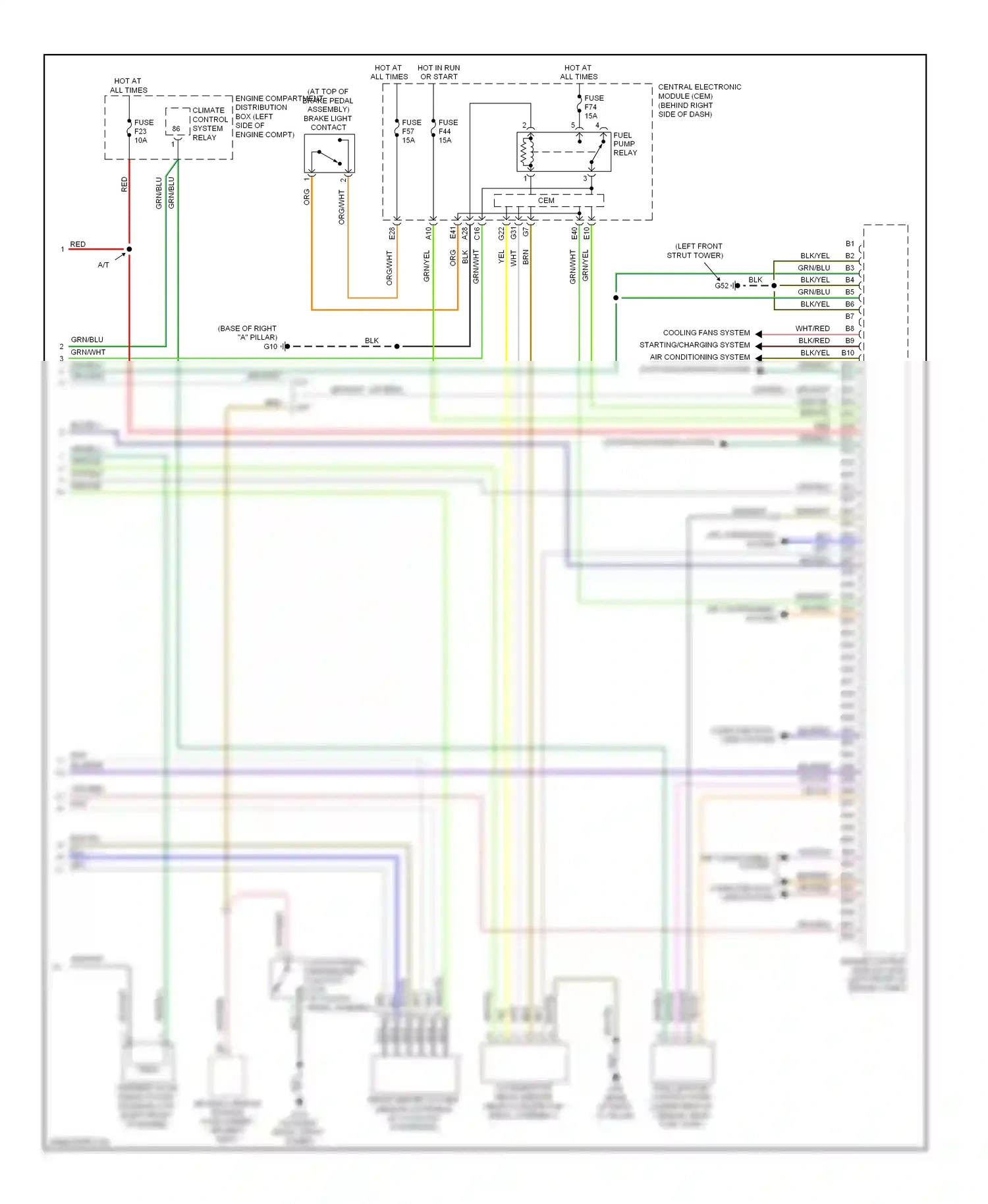 Volvo C30 I (2006-2010) engine control module (ecm) (left front of engine compt) wiring diagram  (9 of 9)